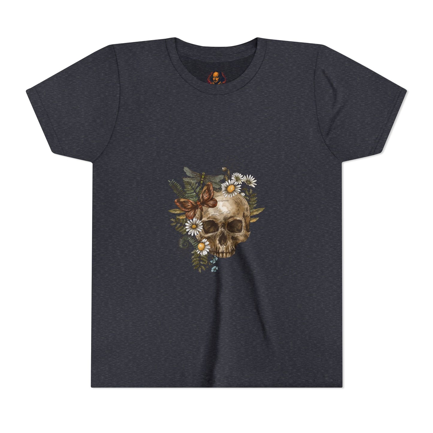 Goblincore Skull Youth Short Sleeve Tee