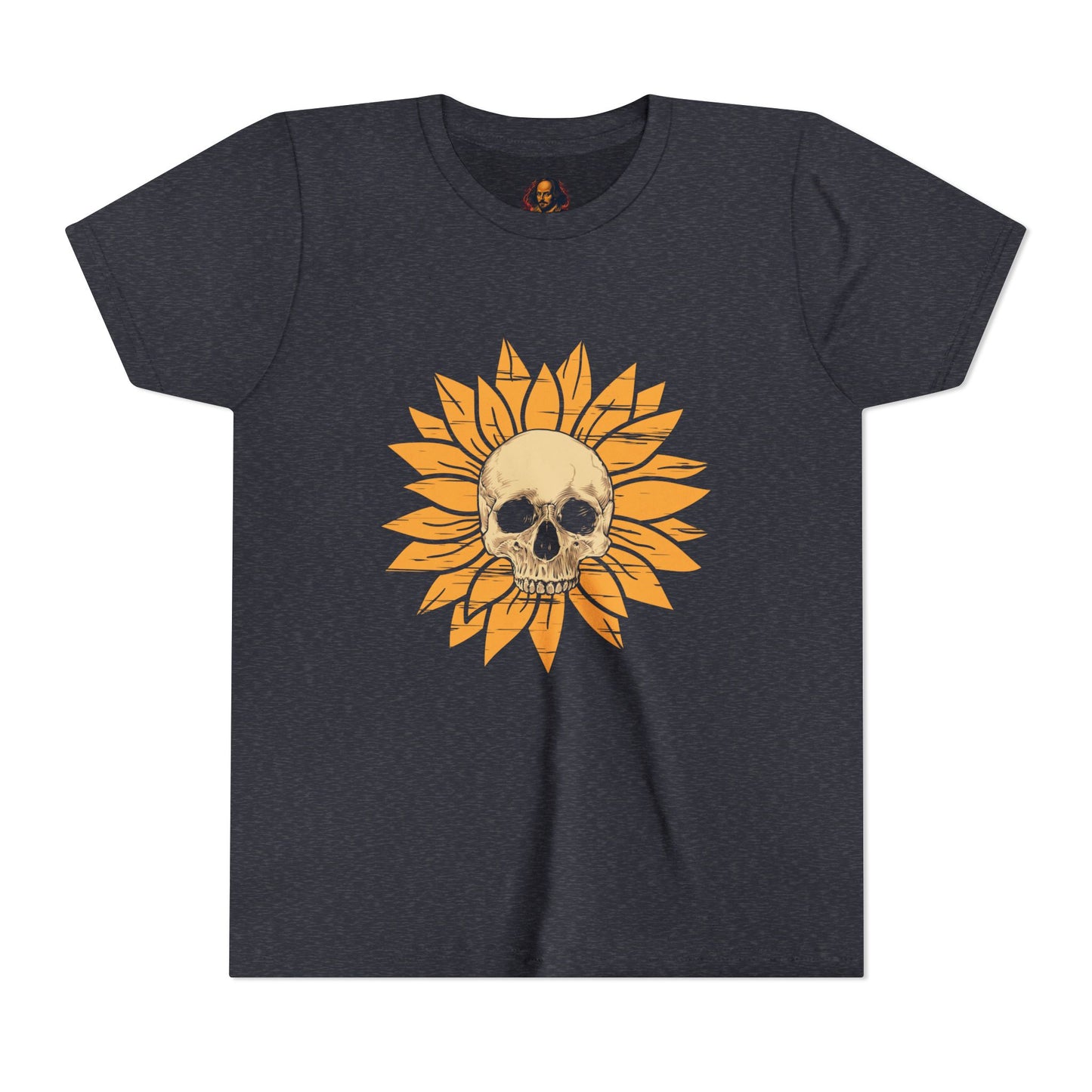 Skull Sunflower Youth Tee