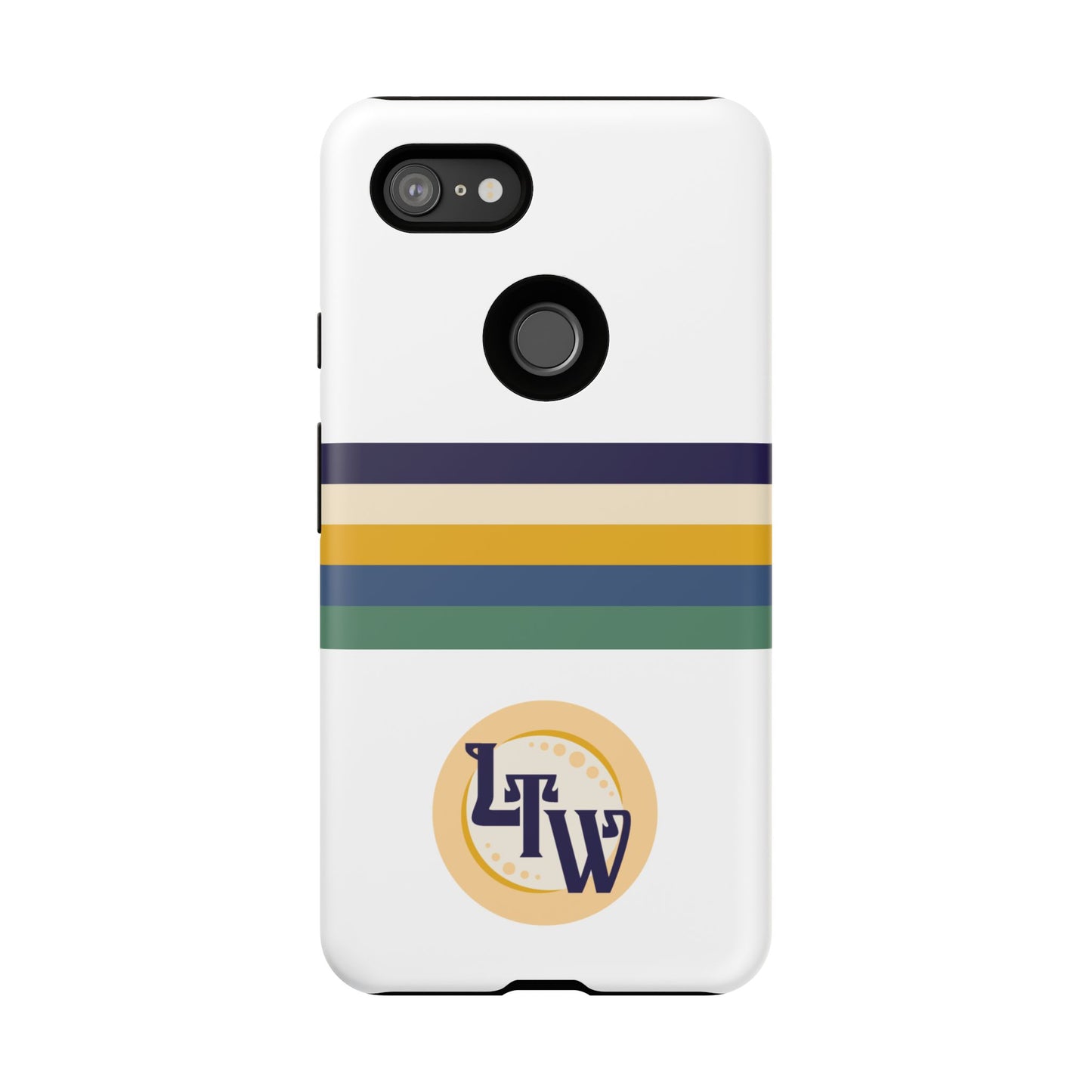 LTW Color Stripe and Monogram Tough Phone Case - Google Pixel