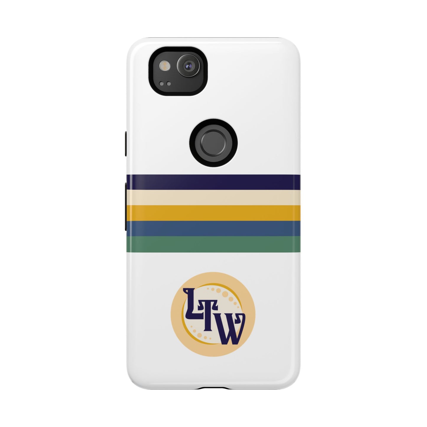 LTW Color Stripe and Monogram Tough Phone Case - Google Pixel
