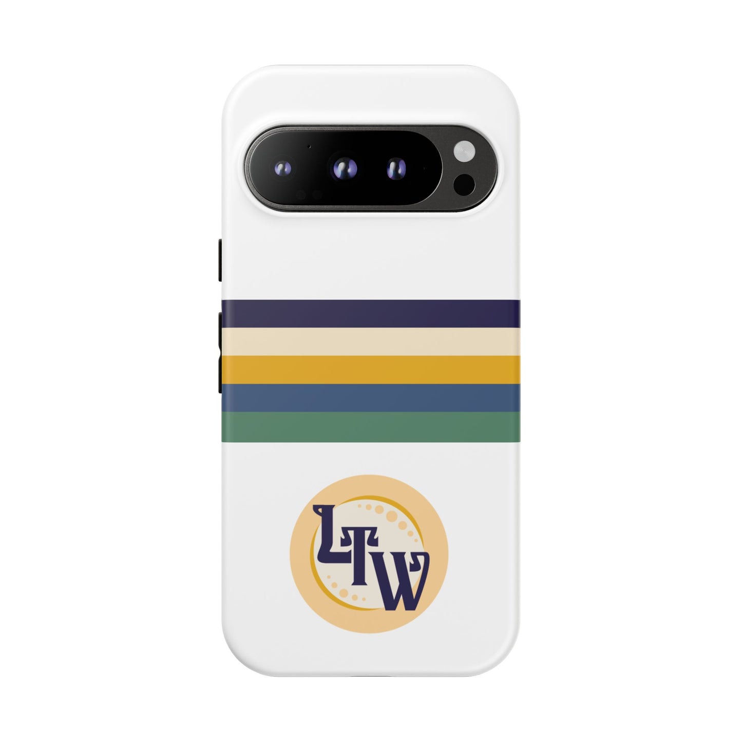 LTW Color Stripe and Monogram Tough Phone Case - Google Pixel