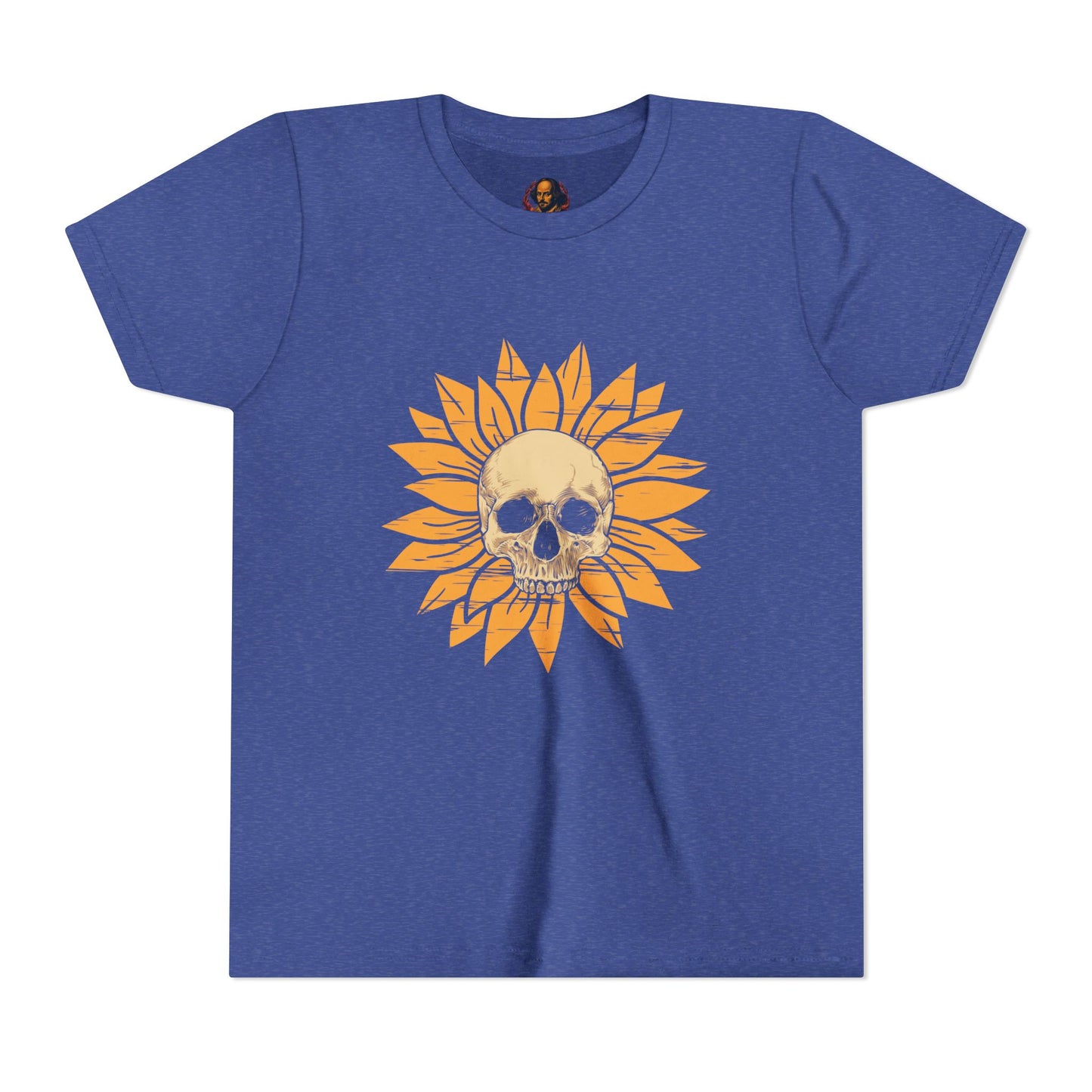 Skull Sunflower Youth Tee