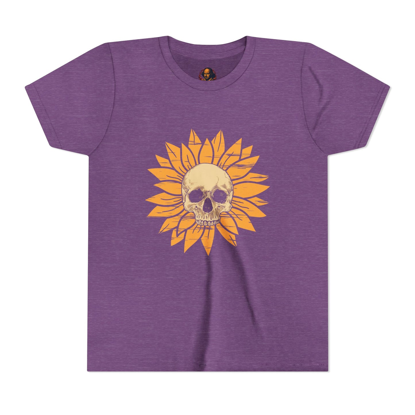 Skull Sunflower Youth Tee