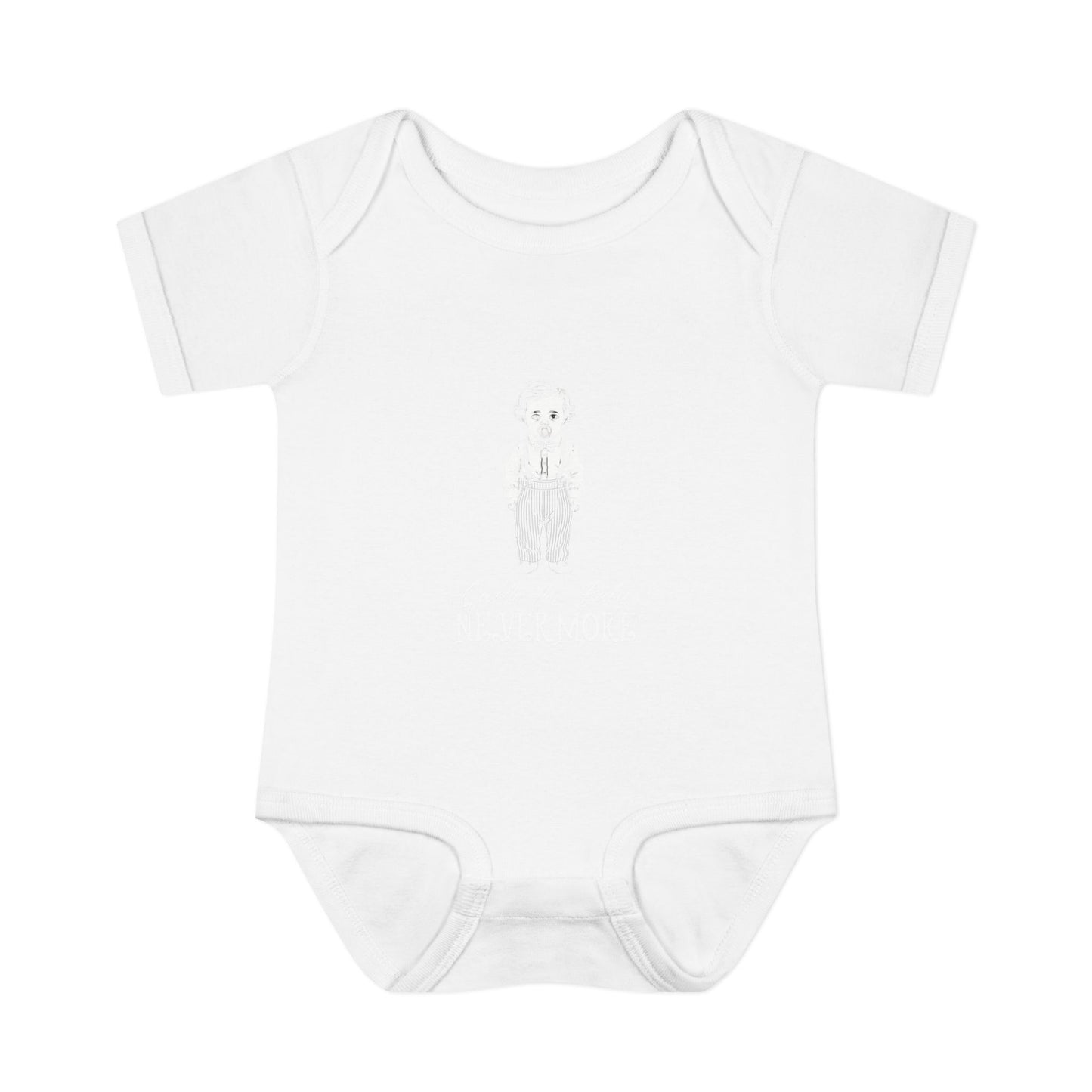 Little Edgar Words Infant Onesie