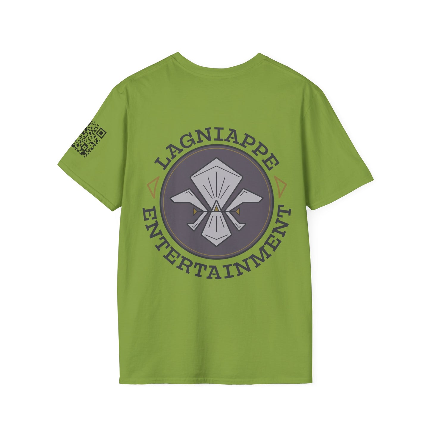 Lagniappe Entertainment Dark Color Logo - Unisex Jersey Tee, Casual Tee, Graphic T-Shirt, Unique Gift, Birthday Gift, Music Festival Apparel