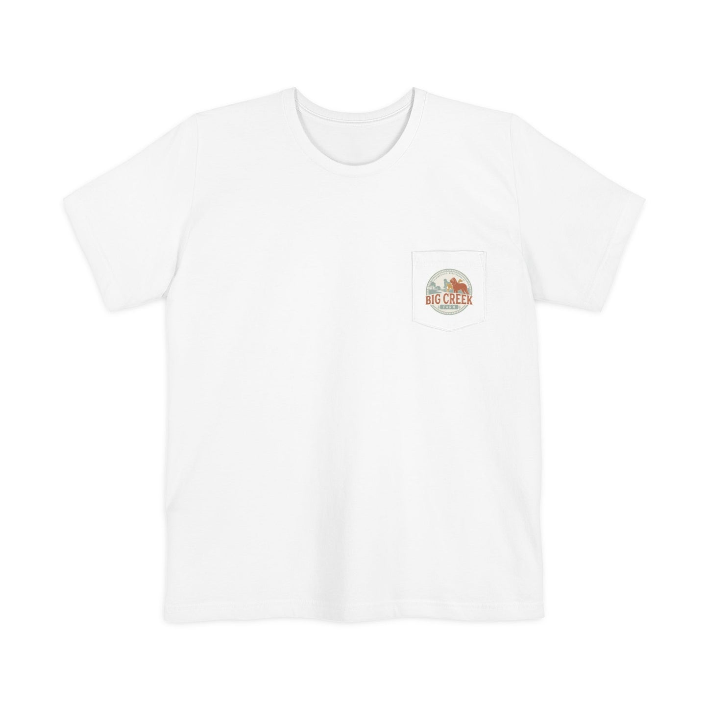 Big Creek Farm Unisex Pocket T-shirt