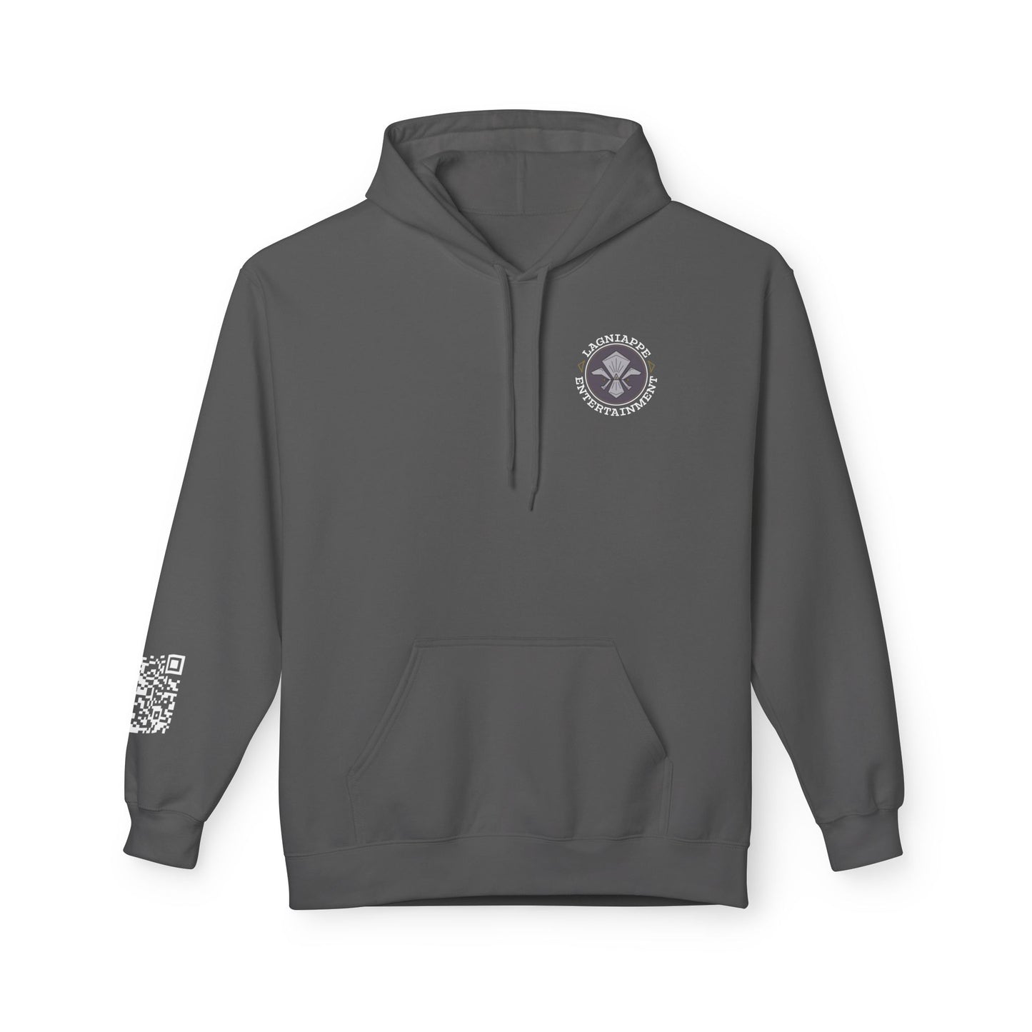 Lagniappe Entertainment Light Color Logo - Unisex Hoodie with Lagniappe Entertainment Design, Casual Streetwear, Gift for Music Lovers, Comfortable Layer, Festival Essential