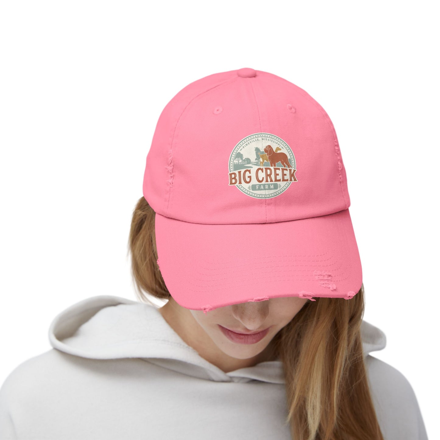 Big Creek Farm Unisex Distressed Cap