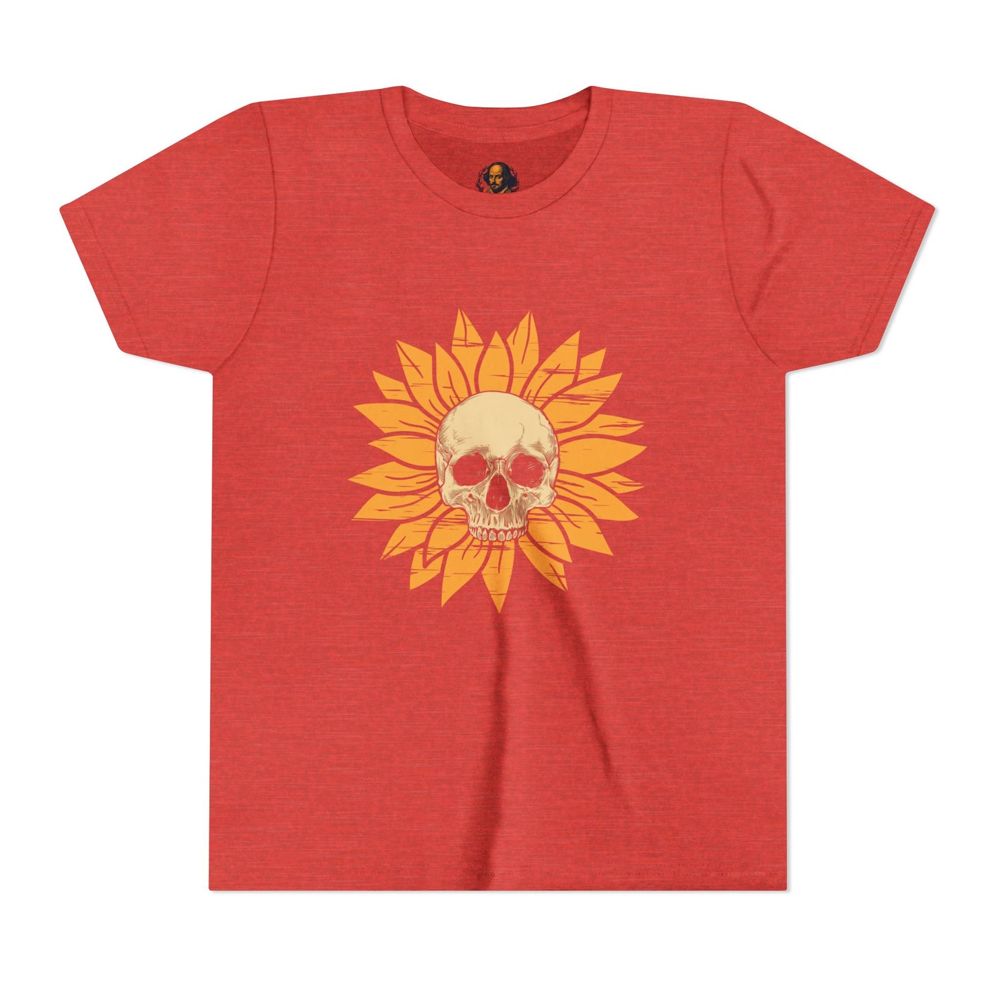Skull Sunflower Youth Tee