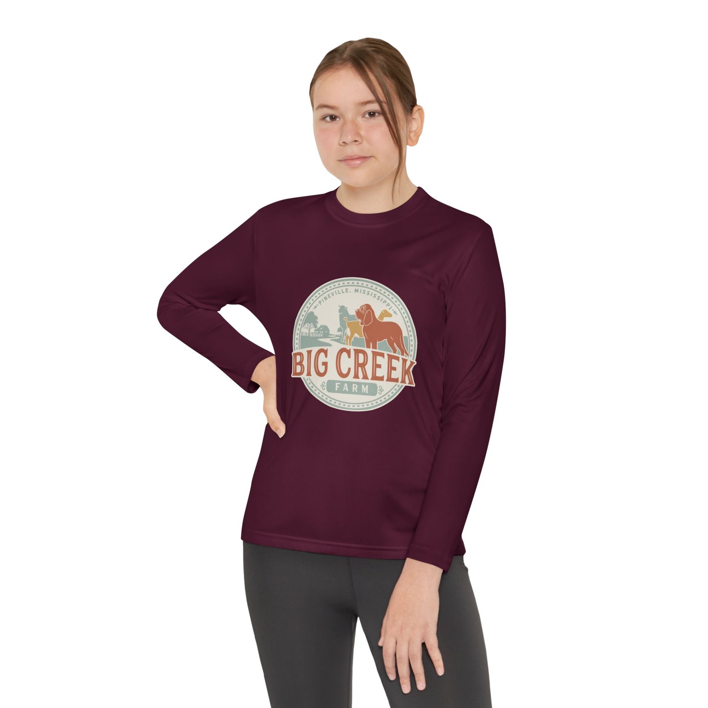 Big Creek Farm Youth Long Sleeve Tee