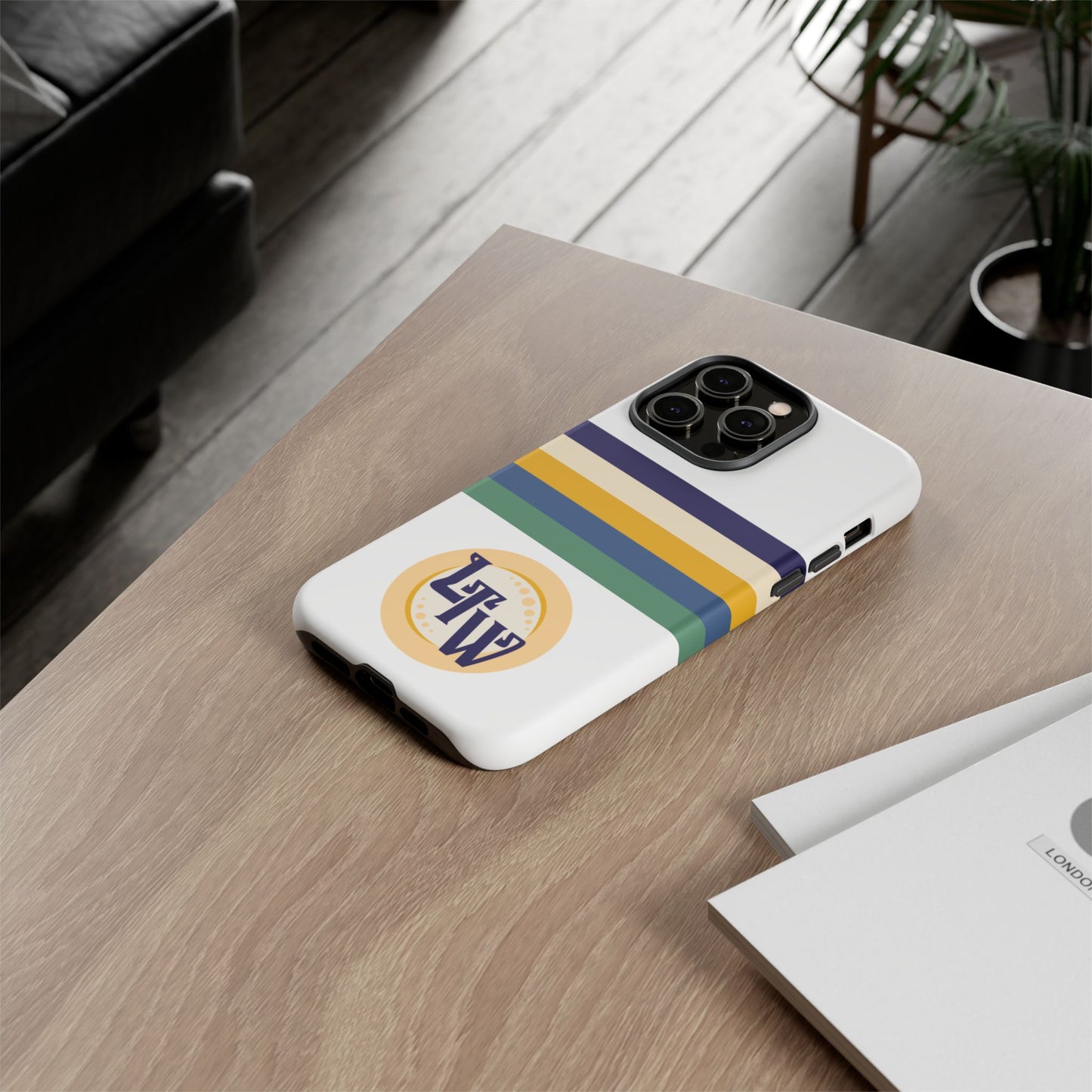 LTW Color Stripe and Monogram Tough Phone Case - iPhone