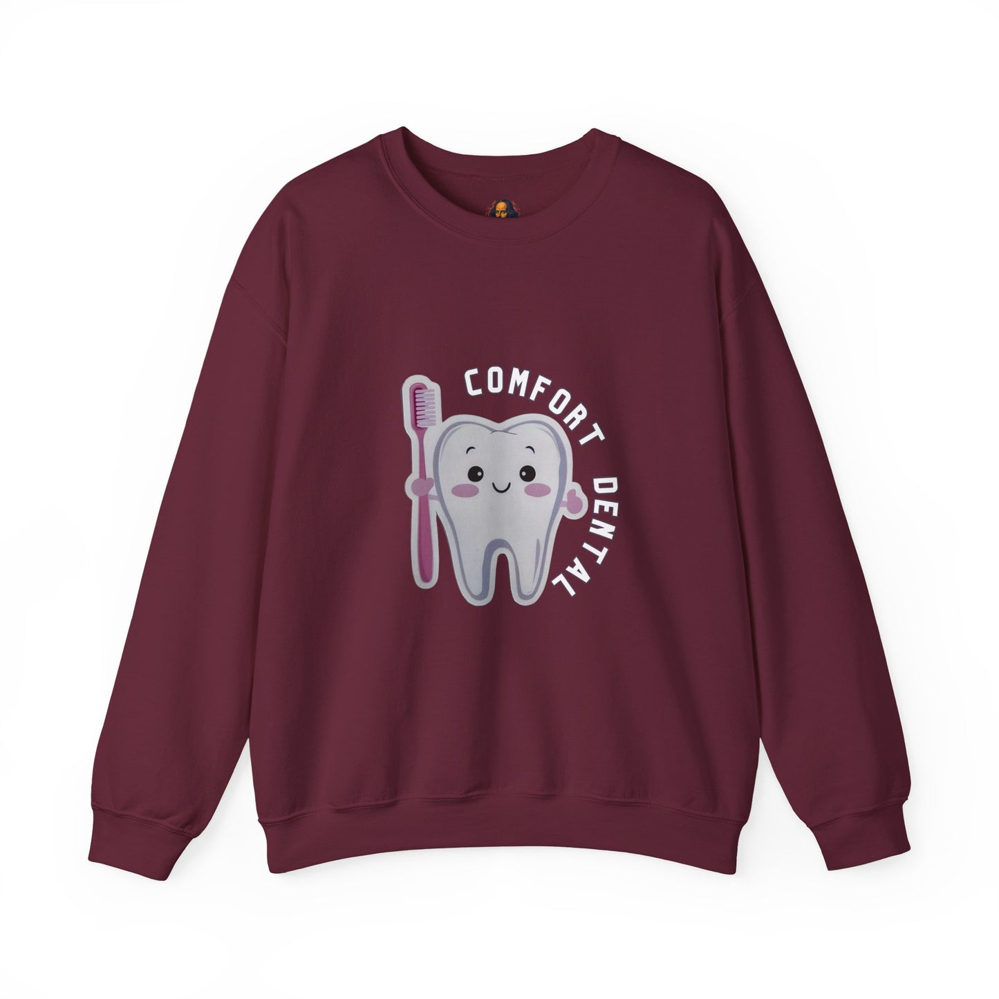 Comfort Dental Front Logo Crewneck Sweatshirt Unisex