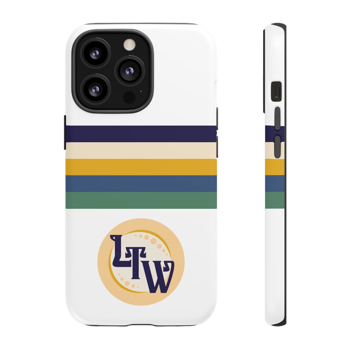 LTW Color Stripe and Monogram Tough Phone Case - iPhone