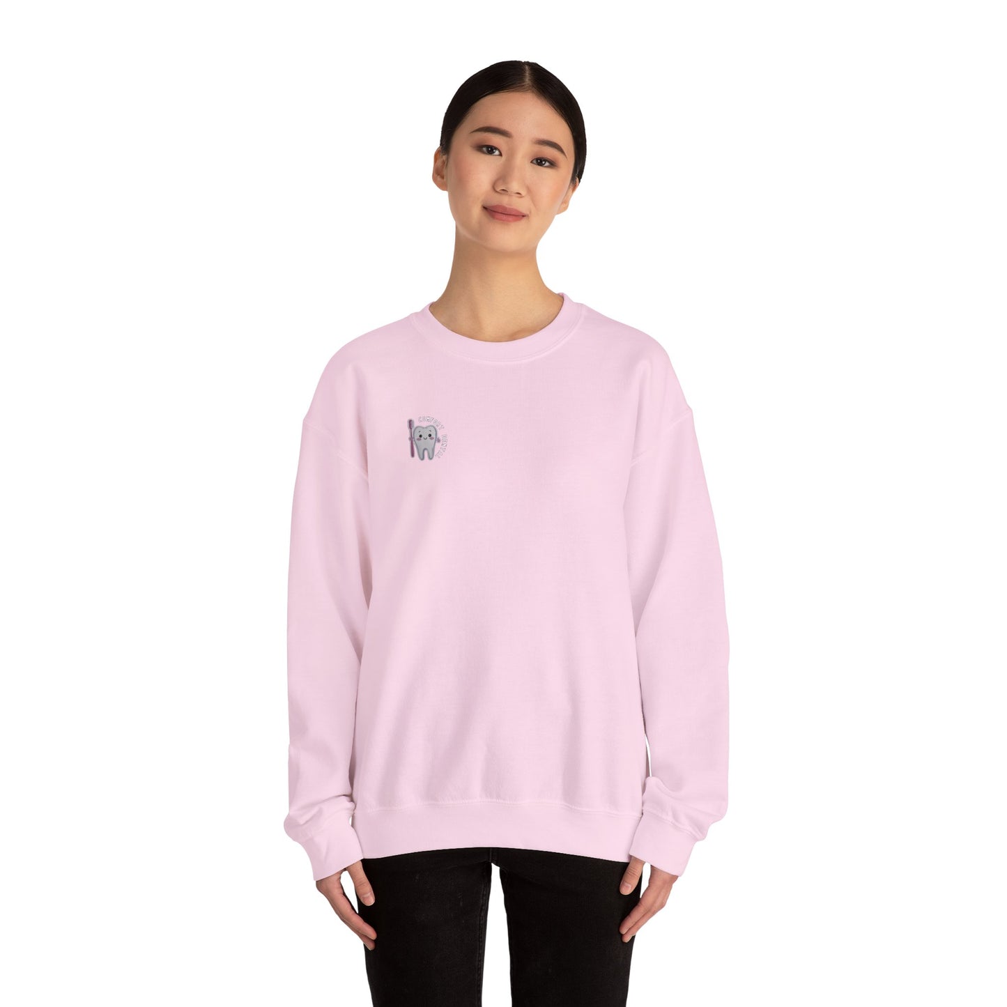 Comfort Dental Pocket Logo Crewneck Sweatshirt Unisex