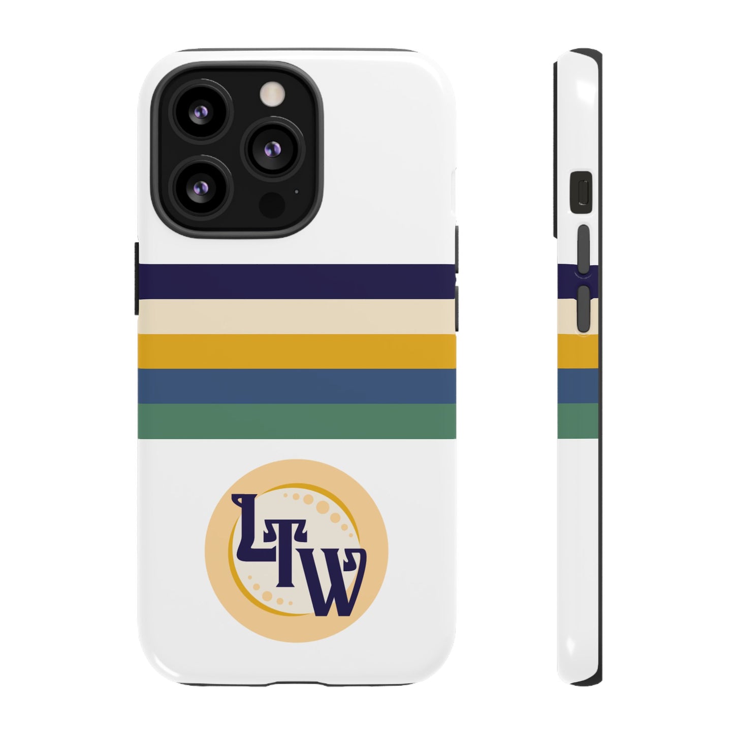 LTW Color Stripe and Monogram Tough Phone Case - iPhone