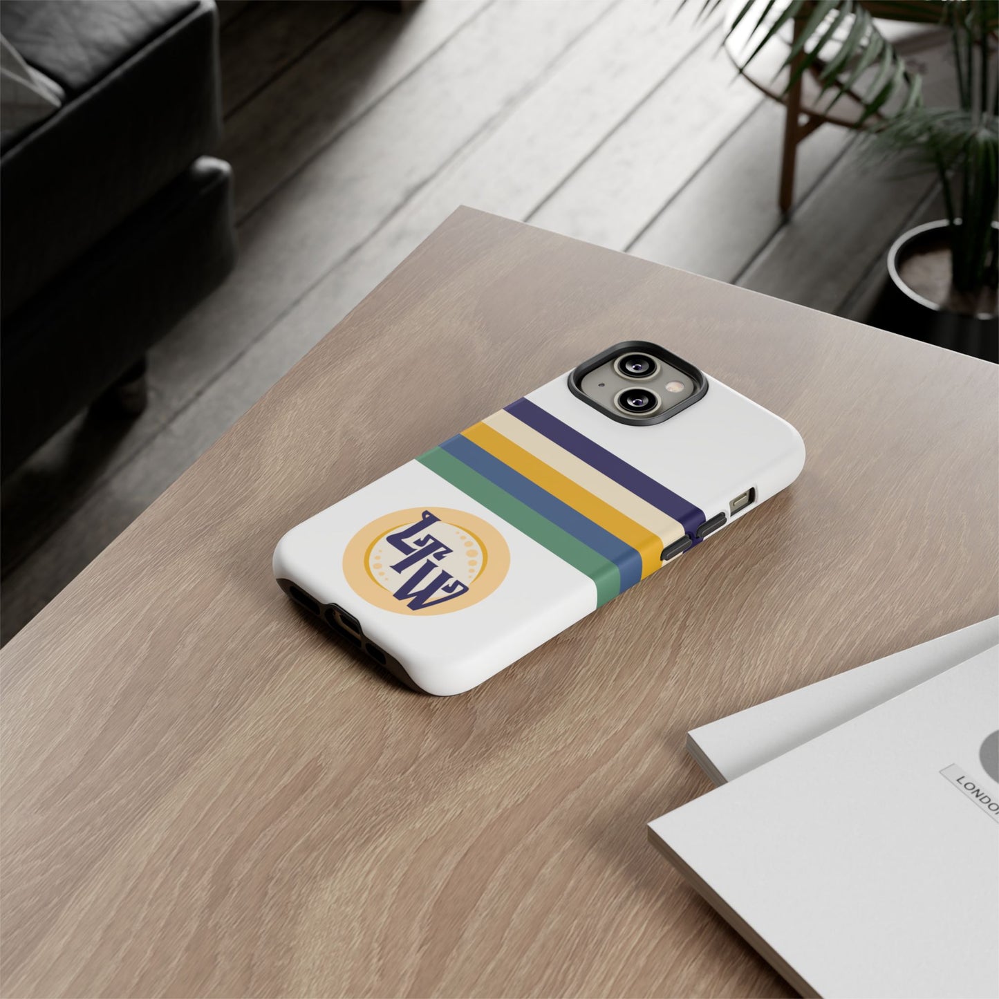 LTW Color Stripe and Monogram Tough Phone Case - iPhone