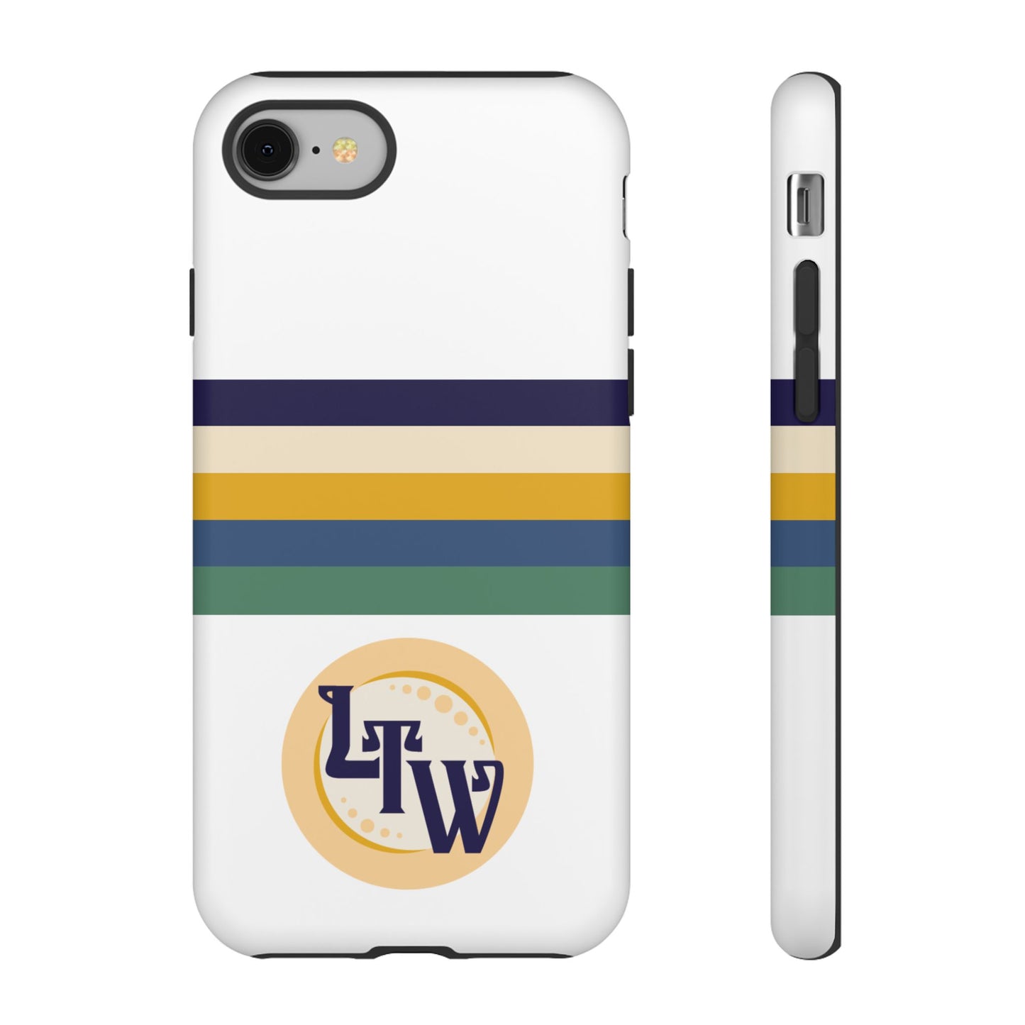 LTW Color Stripe and Monogram Tough Phone Case - iPhone