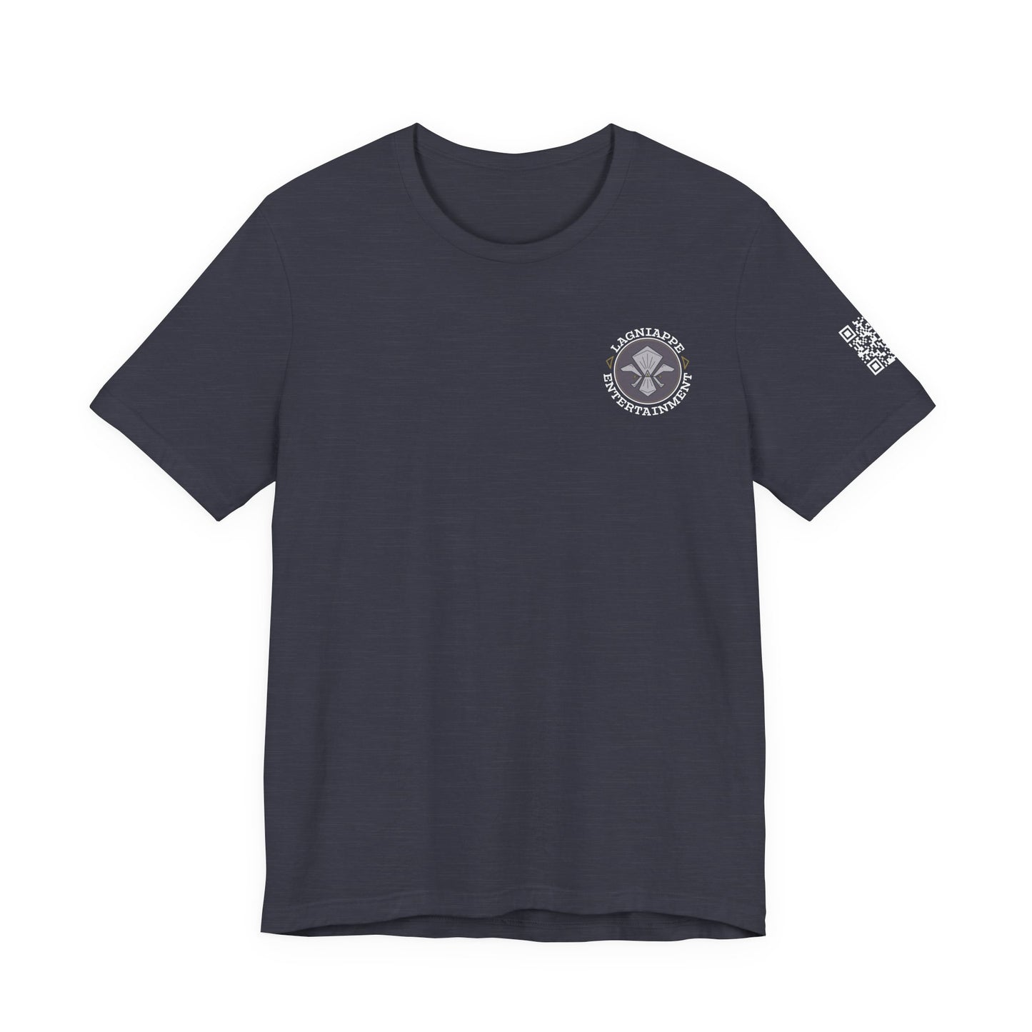 Lagniappe Entertainment Light Color Logo - Unisex Graphic Tee for Music Lovers, Casual Wear, Concerts, Gifts for Him/Her, Everyday T-Shirt