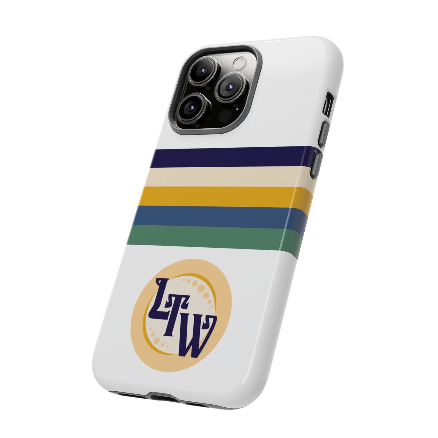 LTW Color Stripe and Monogram Tough Phone Case - iPhone