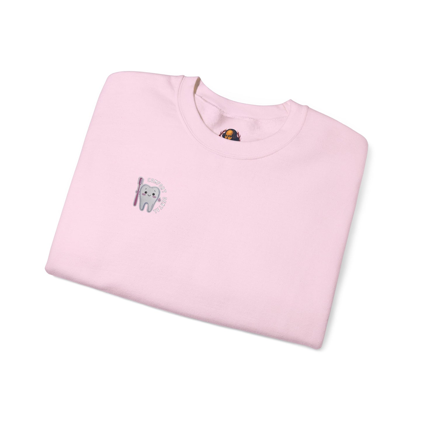 Comfort Dental Pocket Logo Crewneck Sweatshirt Unisex