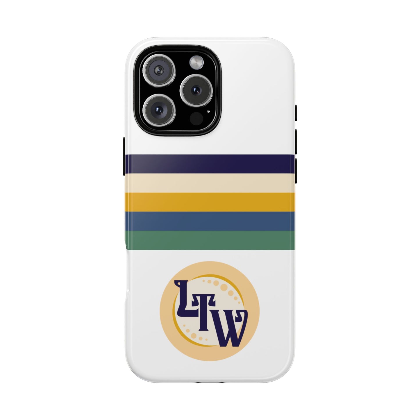 LTW Color Stripe and Monogram Tough Phone Case - iPhone