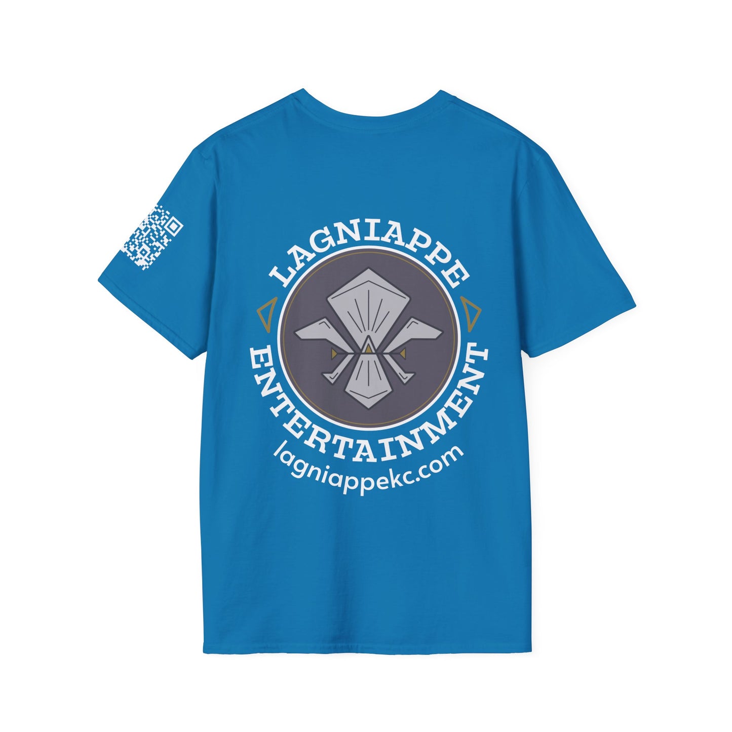Lagniappe Entertainment Light Color Logo - Unisex Graphic Tee for Music Lovers, Casual Wear, Concerts, Gifts for Him/Her, Everyday T-Shirt