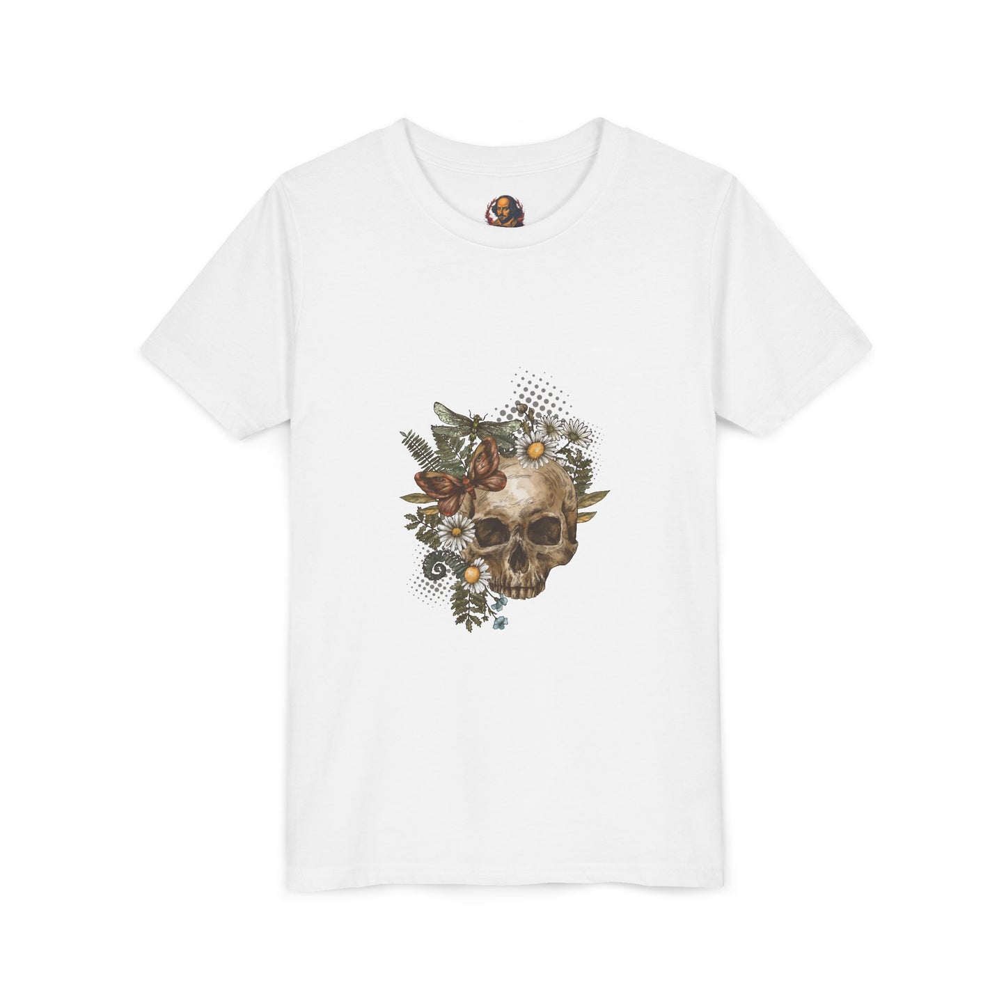 Goblincore Skull Youth Short Sleeve Tee