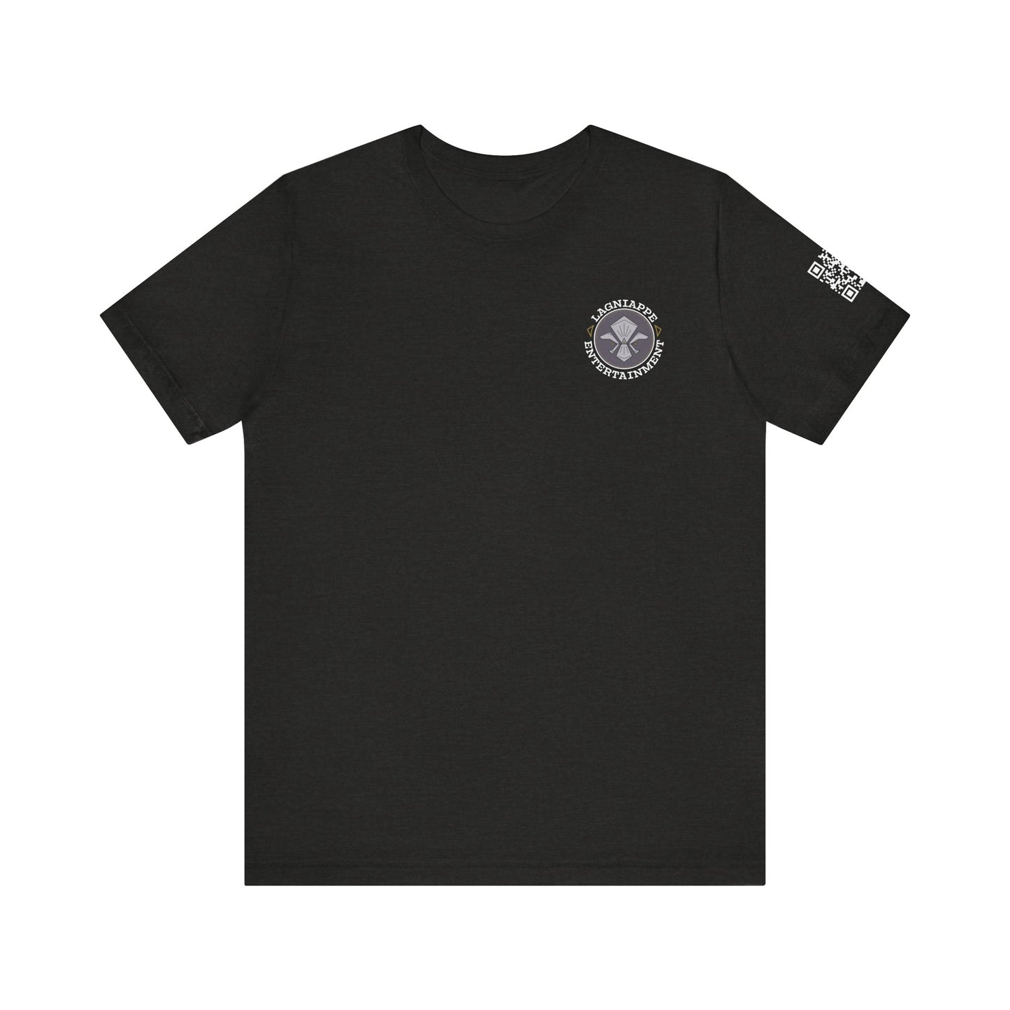 Lagniappe Entertainment Light Color Logo - Unisex Graphic Tee for Music Lovers, Casual Wear, Concerts, Gifts for Him/Her, Everyday T-Shirt