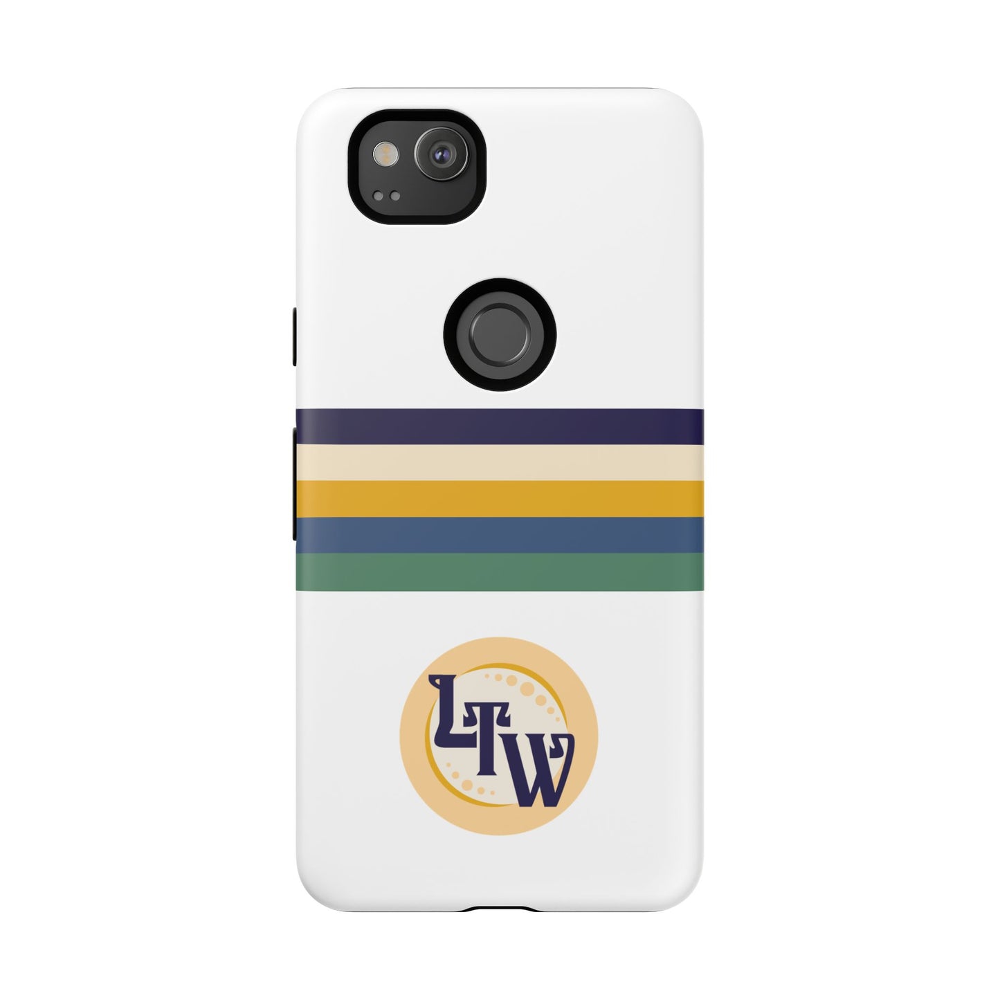 LTW Color Stripe and Monogram Tough Phone Case - Google Pixel