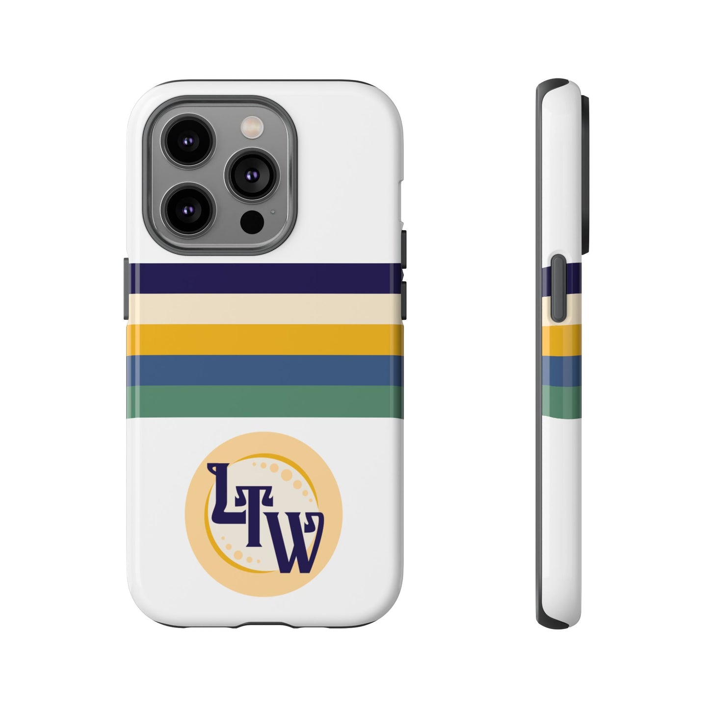 LTW Color Stripe and Monogram Tough Phone Case - iPhone