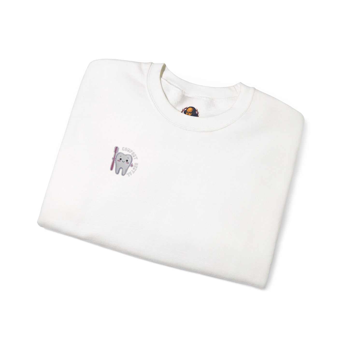Comfort Dental Pocket Logo Crewneck Sweatshirt Unisex