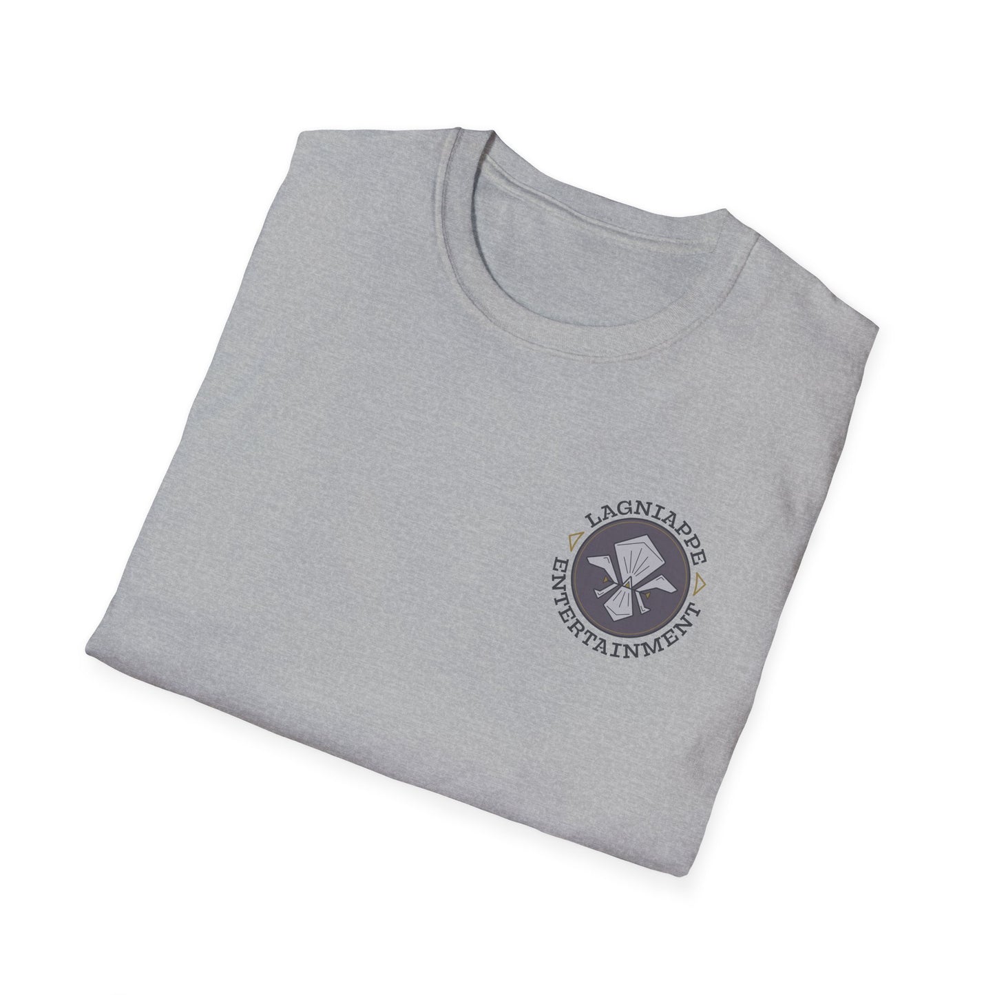 Lagniappe Entertainment Dark Color Logo - Unisex Jersey Tee, Casual Tee, Graphic T-Shirt, Unique Gift, Birthday Gift, Music Festival Apparel