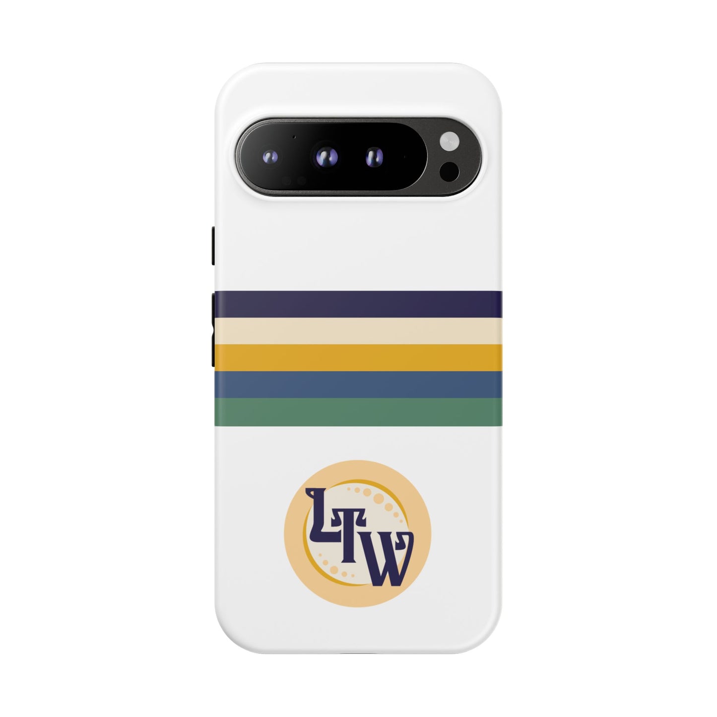 LTW Color Stripe and Monogram Tough Phone Case - Google Pixel