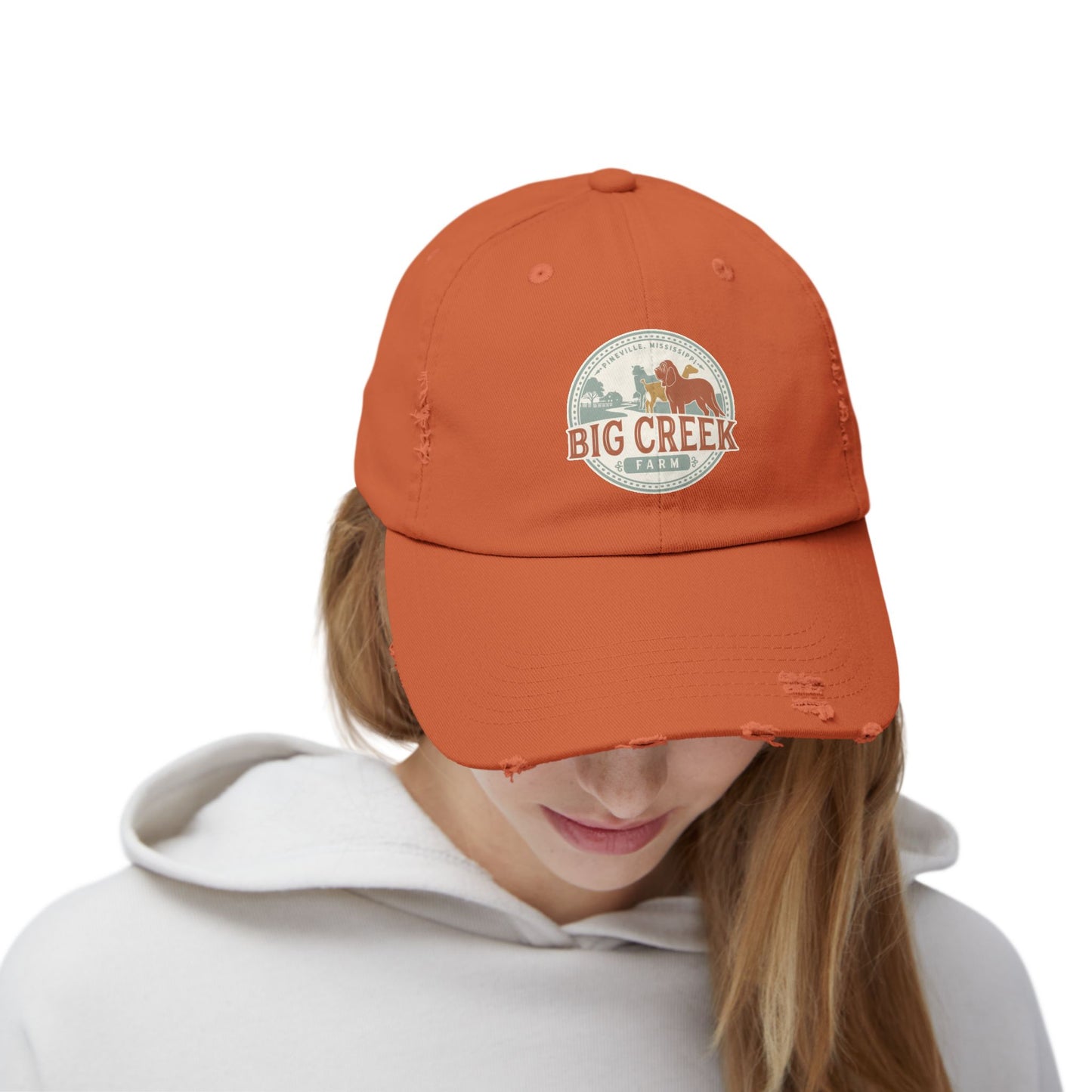 Big Creek Farm Unisex Distressed Cap