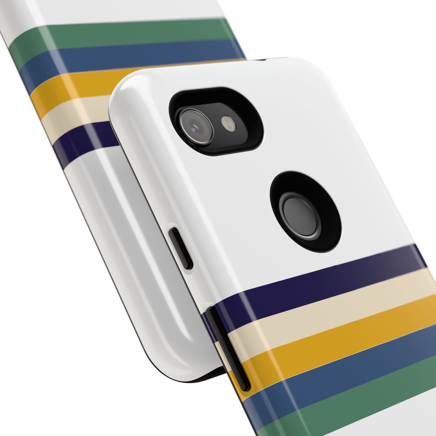 LTW Color Stripe and Monogram Tough Phone Case - Google Pixel