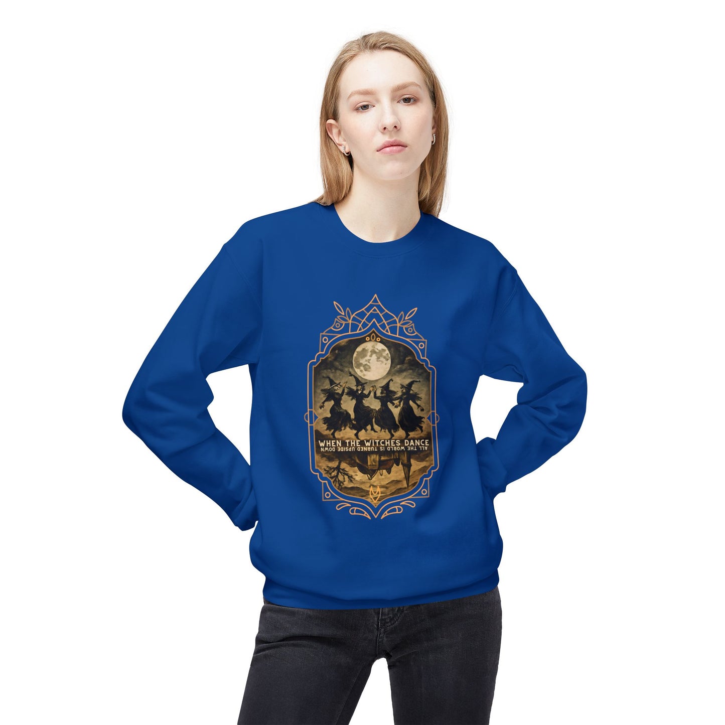 When the witches dance, all the world is turned upside down Unisex Long Sleeve Tee