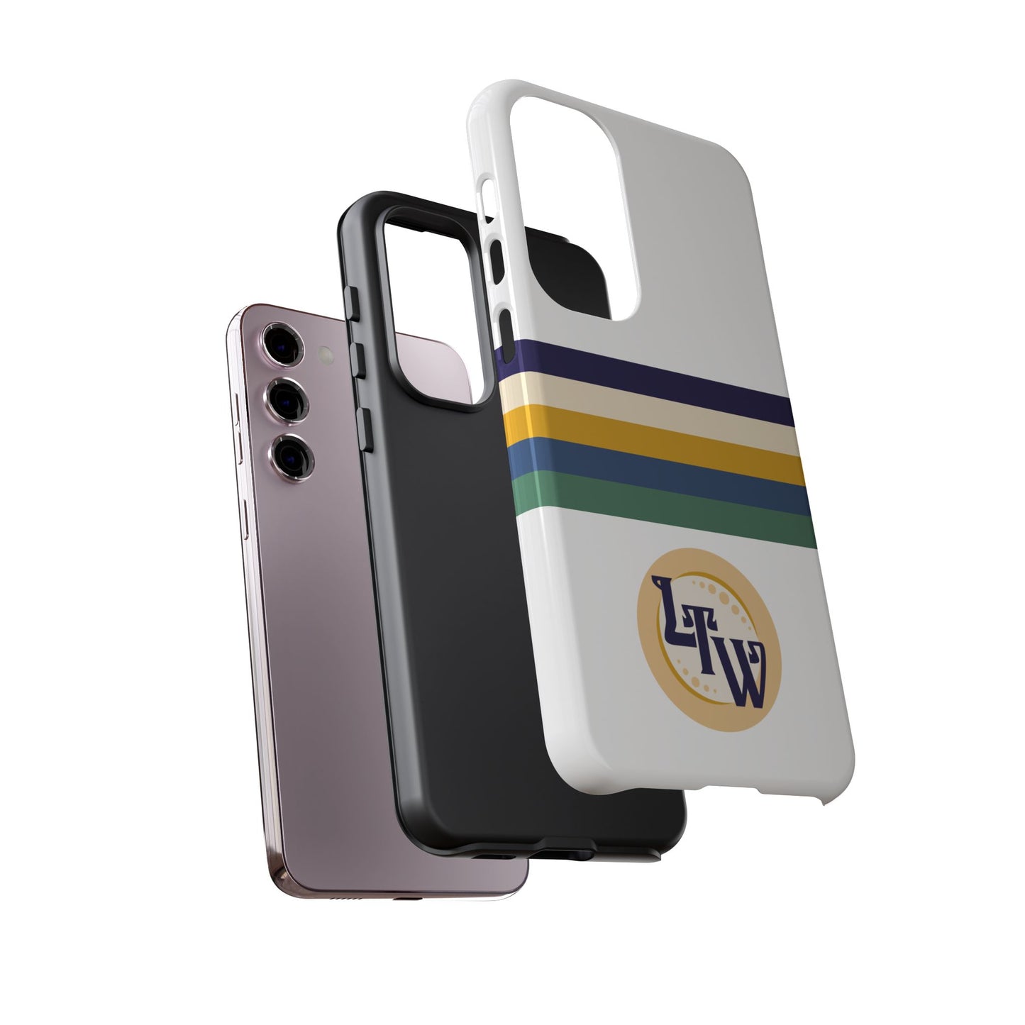 LTW Color Stripe and Monogram Tough Phone Case - Samsung