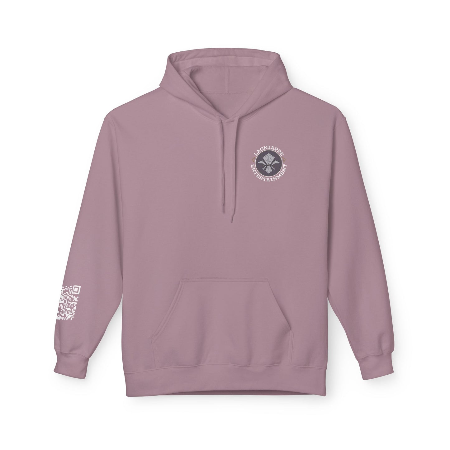 Lagniappe Entertainment Light Color Logo - Unisex Hoodie with Lagniappe Entertainment Design, Casual Streetwear, Gift for Music Lovers, Comfortable Layer, Festival Essential
