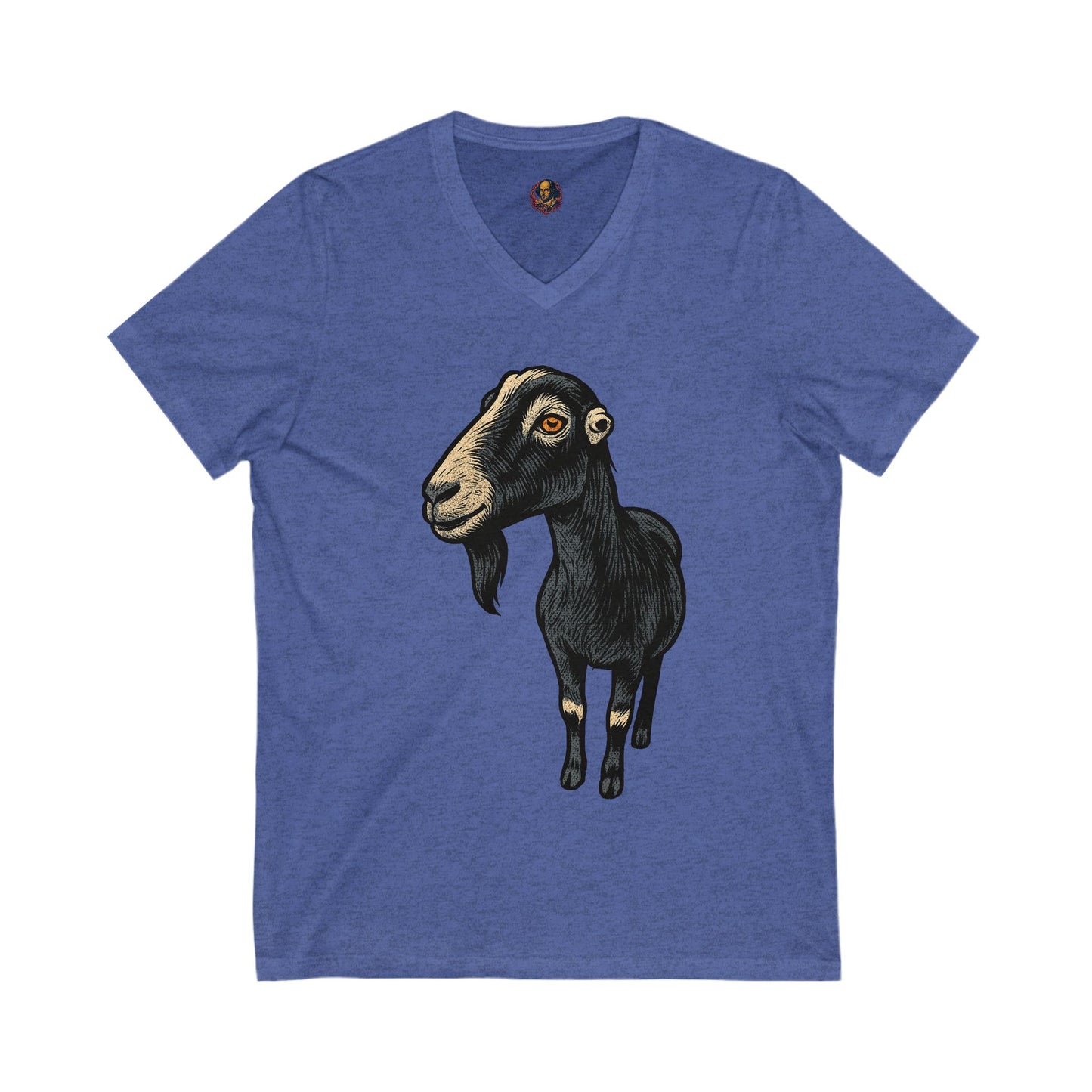 Nevermore Goat Unisex V-Neck Tee