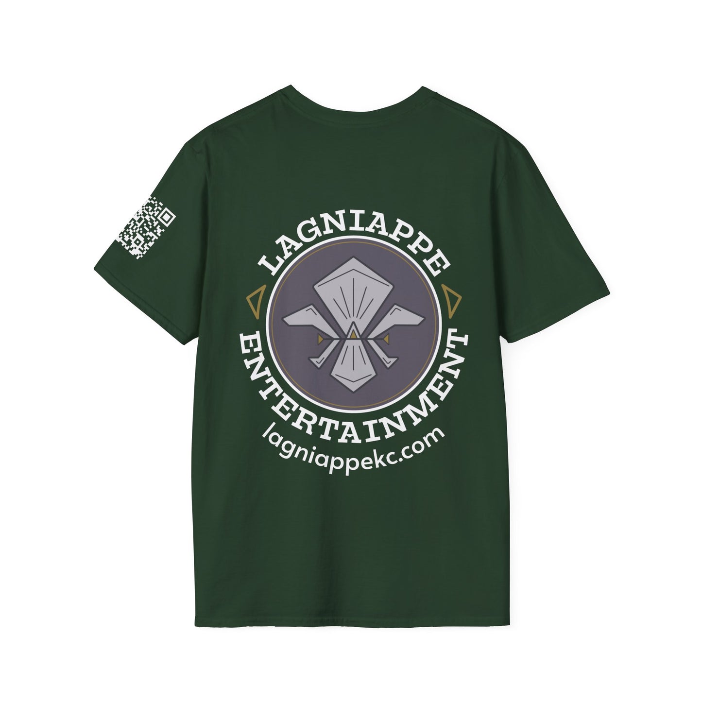 Lagniappe Entertainment Light Color Logo - Unisex Graphic Tee for Music Lovers, Casual Wear, Concerts, Gifts for Him/Her, Everyday T-Shirt