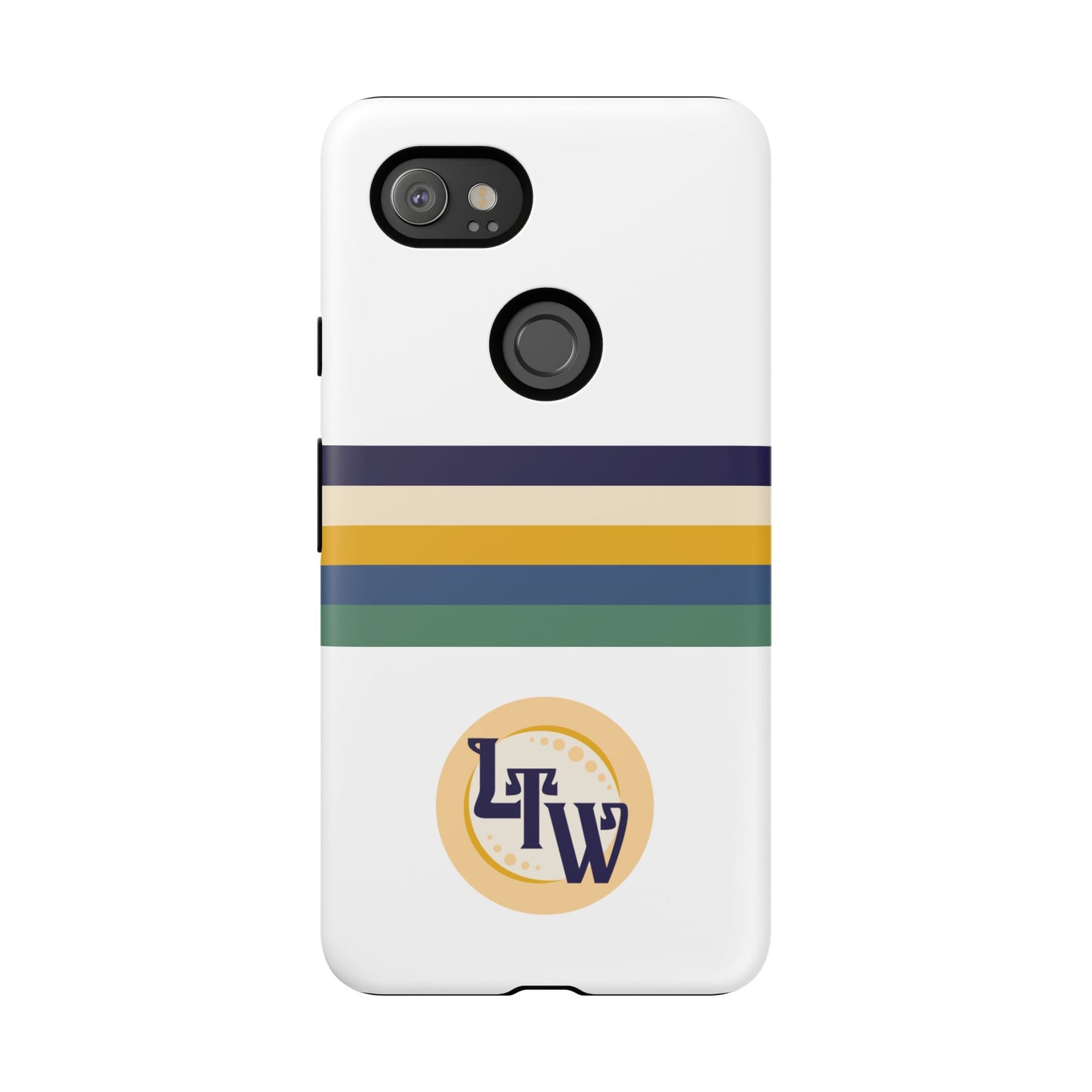 LTW Color Stripe and Monogram Tough Phone Case - Google Pixel