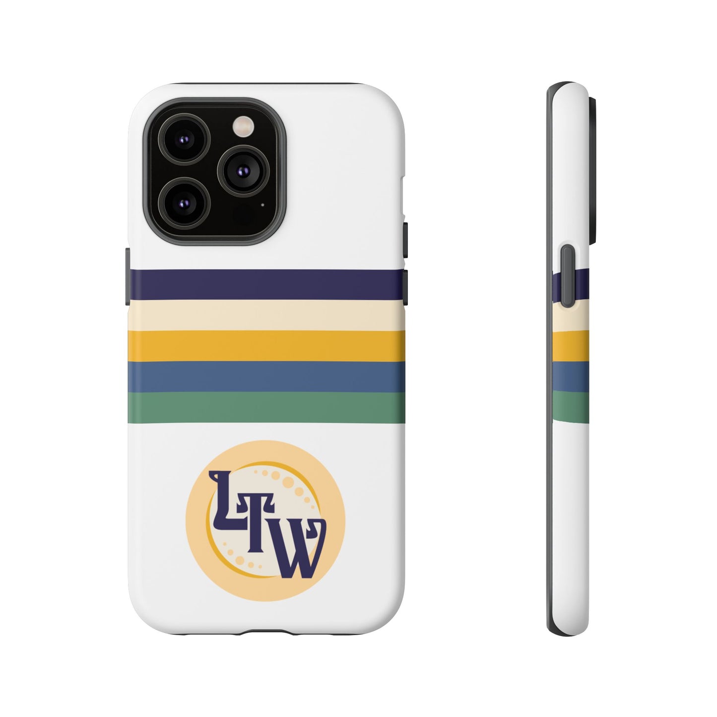 LTW Color Stripe and Monogram Tough Phone Case - iPhone