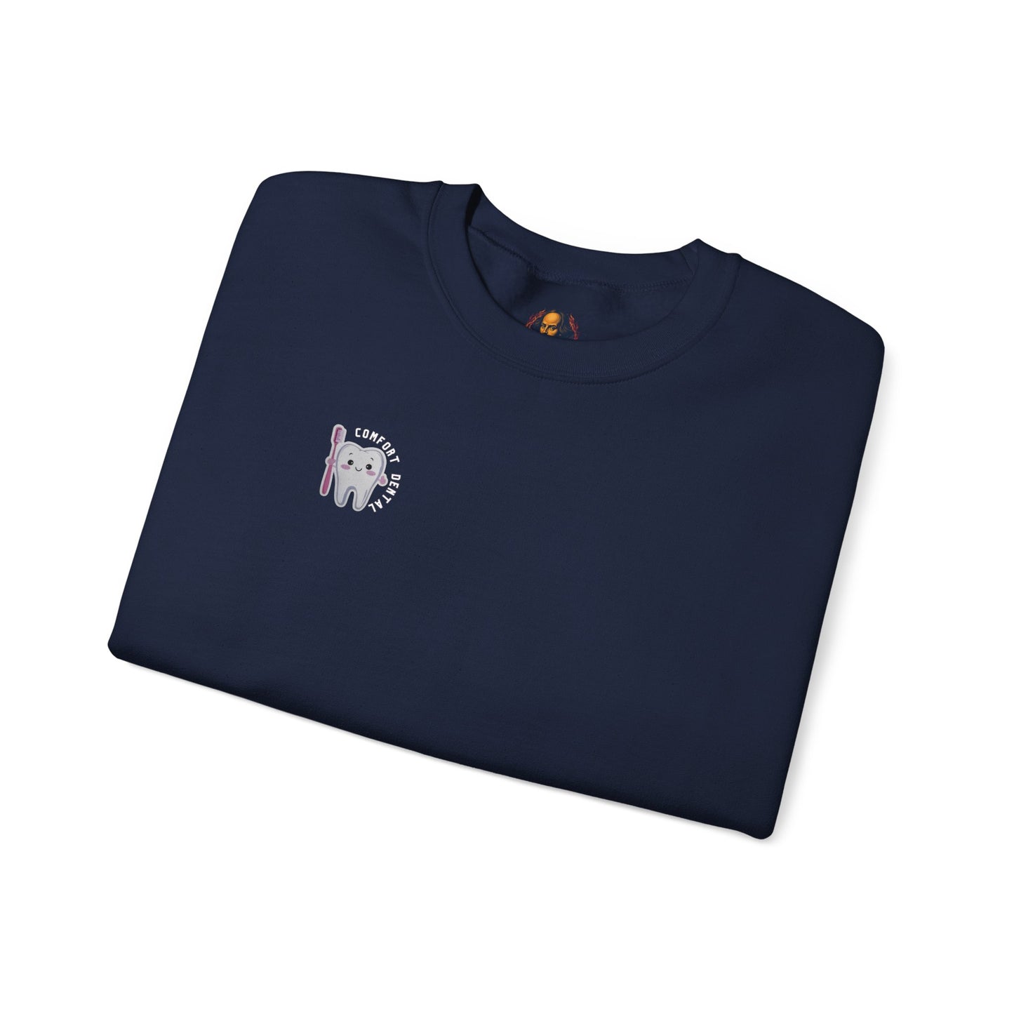 Comfort Dental Pocket Logo Crewneck Sweatshirt Unisex