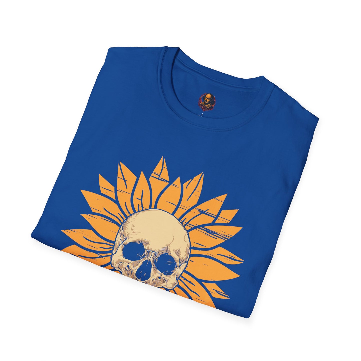 Skull Sunflower Softstyle Unisex Tee