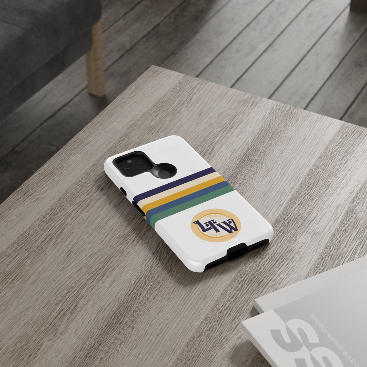 LTW Color Stripe and Monogram Tough Phone Case - Google Pixel