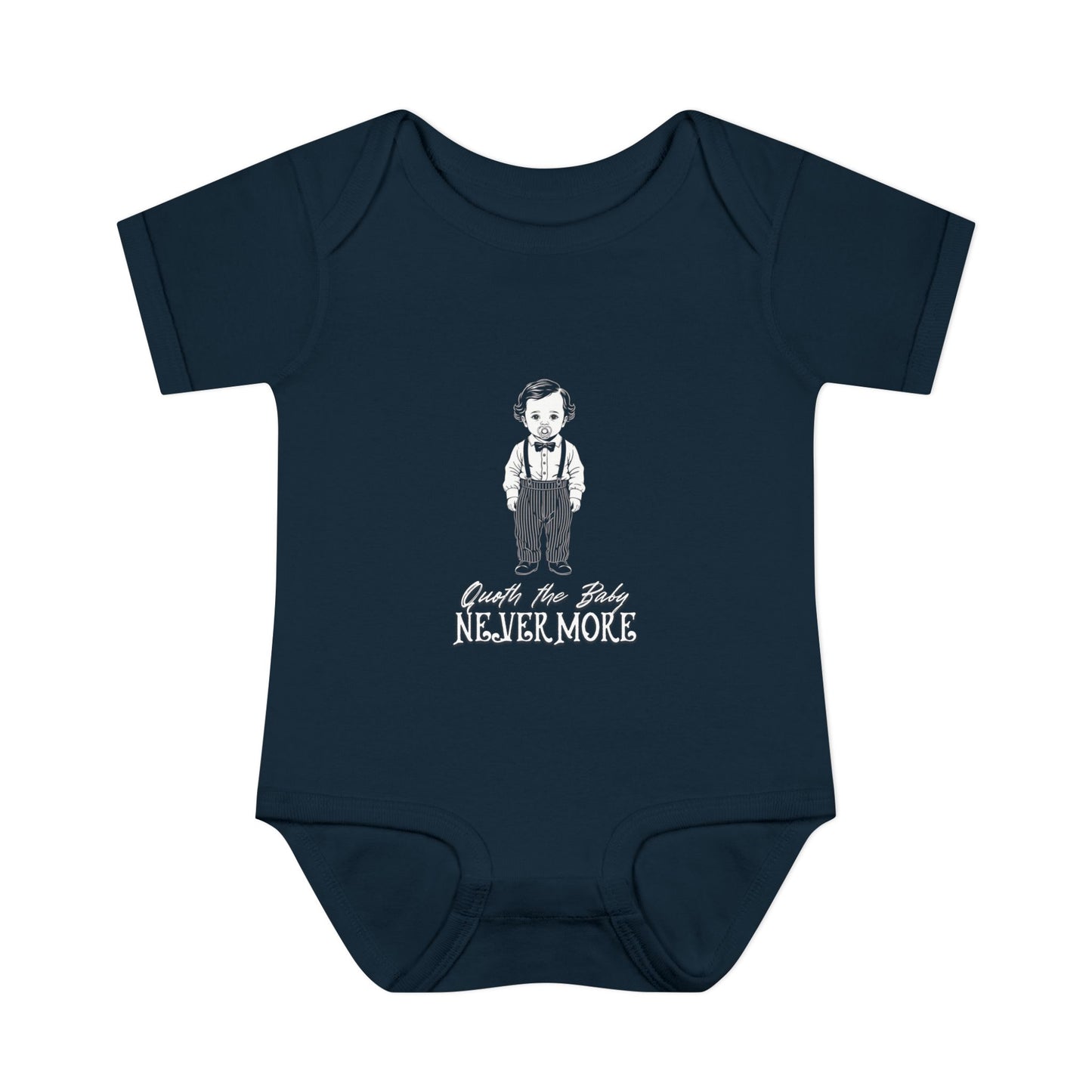 Little Edgar Words Infant Onesie