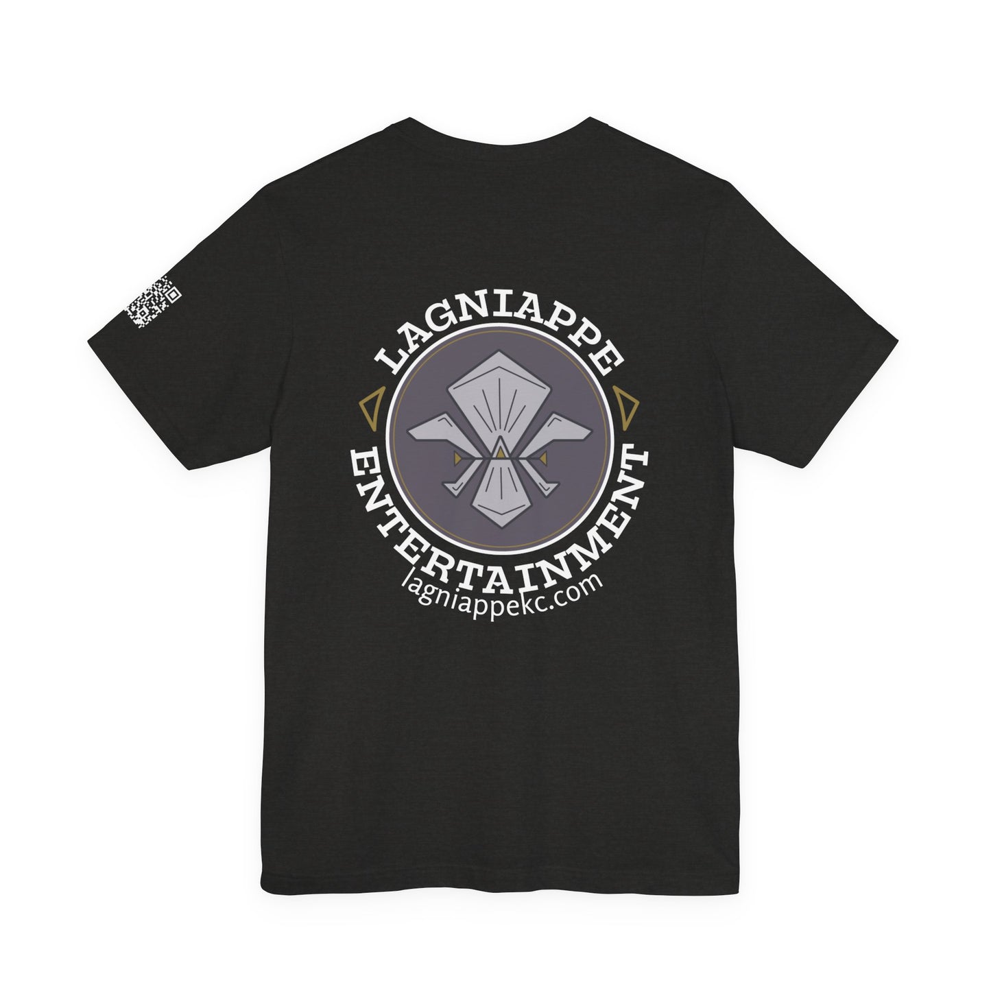 Lagniappe Entertainment Light Color Logo - Unisex Graphic Tee for Music Lovers, Casual Wear, Concerts, Gifts for Him/Her, Everyday T-Shirt