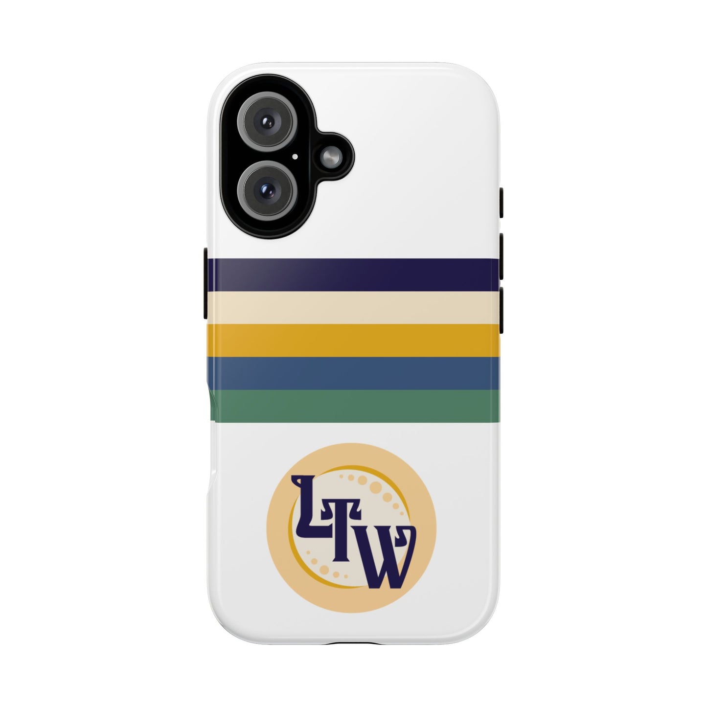 LTW Color Stripe and Monogram Tough Phone Case - iPhone