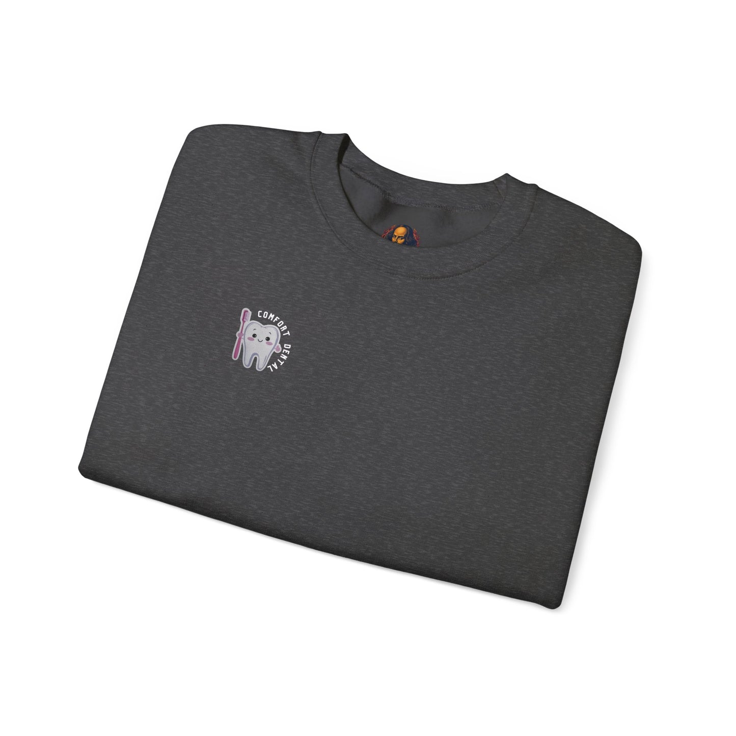 Comfort Dental Pocket Logo Crewneck Sweatshirt Unisex