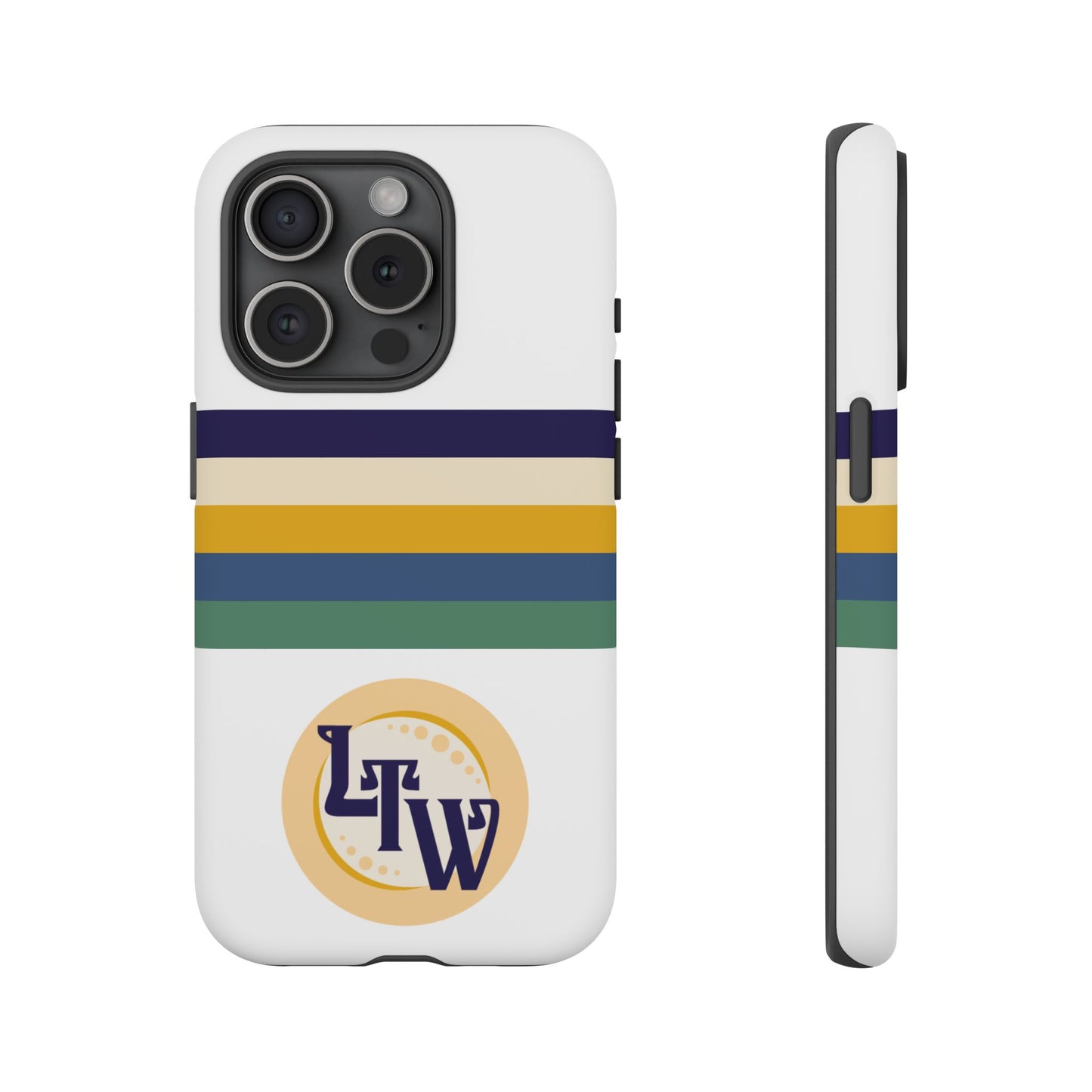 LTW Color Stripe and Monogram Tough Phone Case - iPhone